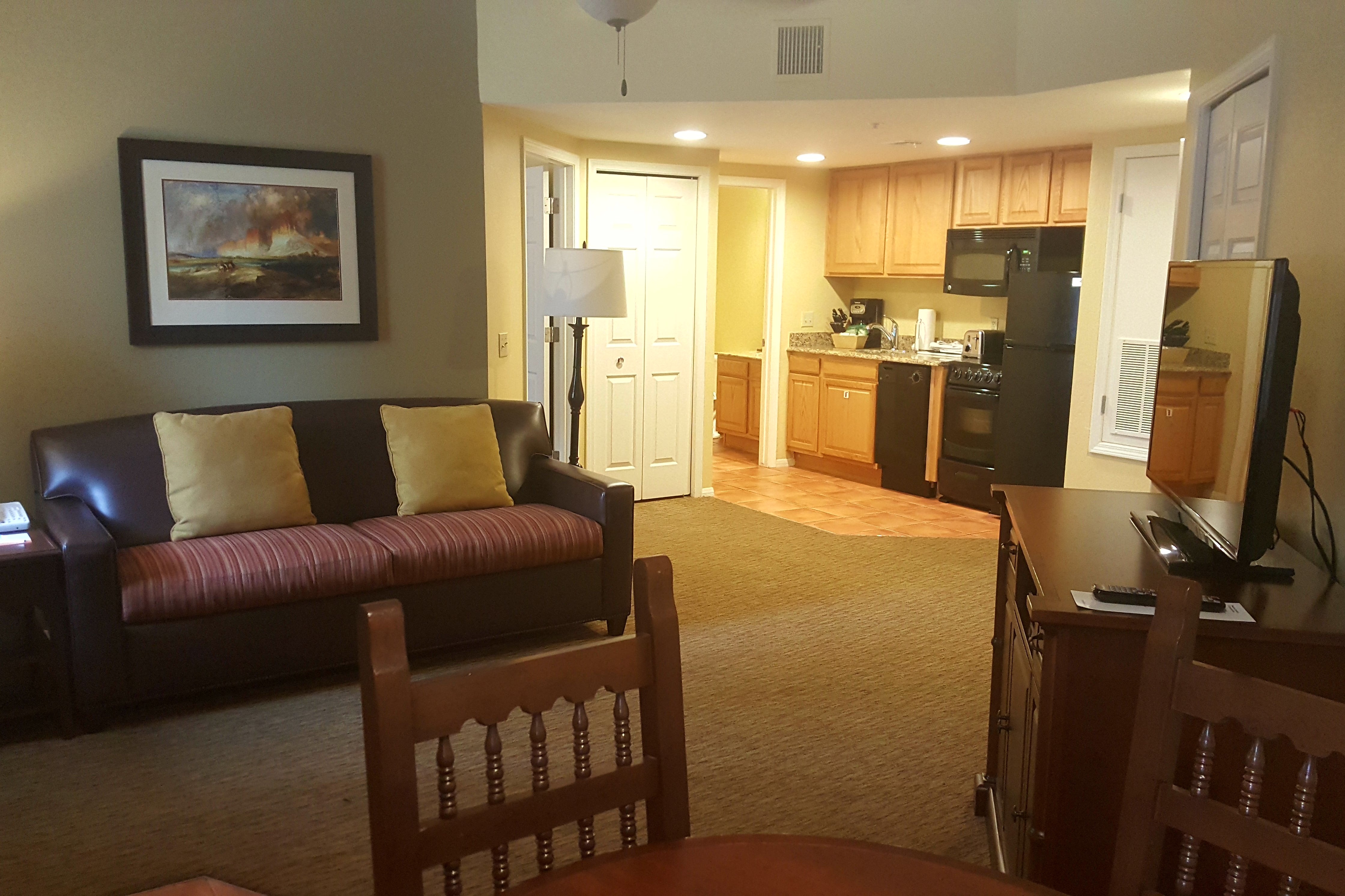 Guest room at the Club Wyndham Sedona in Sedona, Arizona