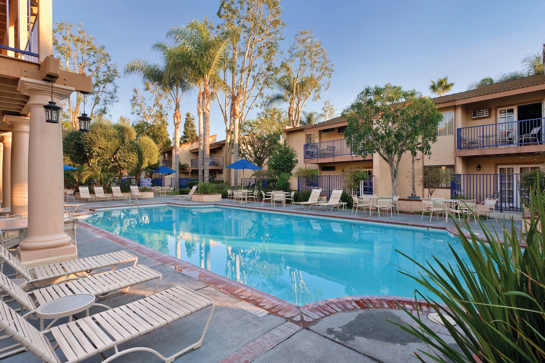 Pool at the Club Wyndham Dolphin's Cove in Anaheim, California
