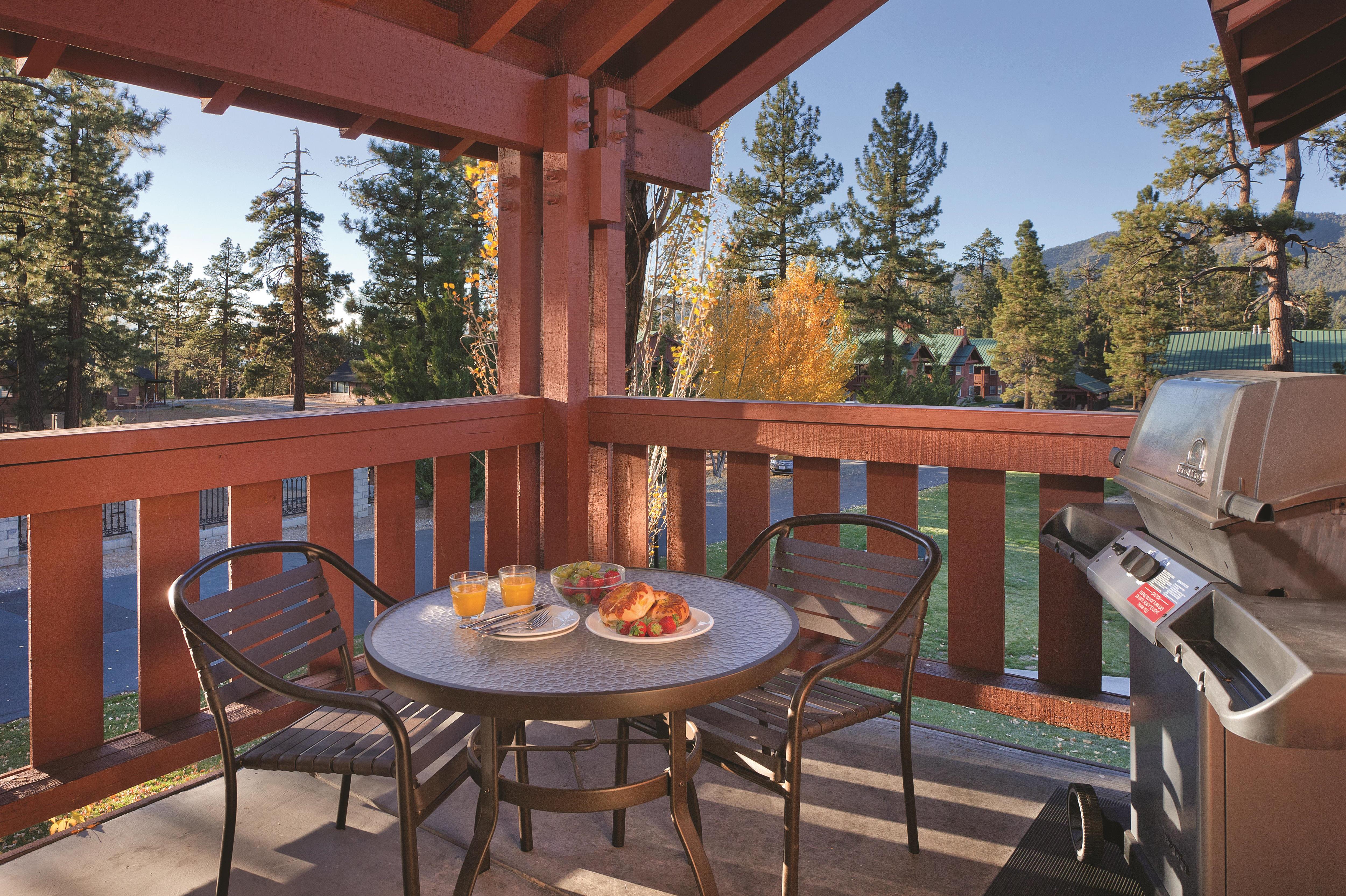 Guest room balcony at WorldMark Big Bear Lake in Big Bear Lake, California