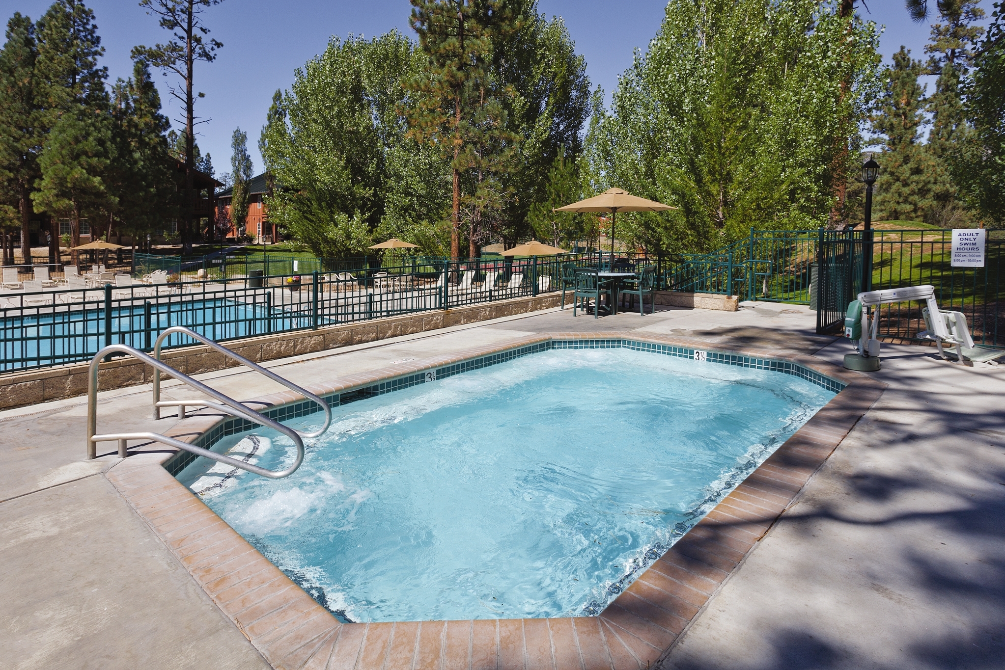 Hot tub at the WorldMark Big Bear Lake in Big Bear Lake, California