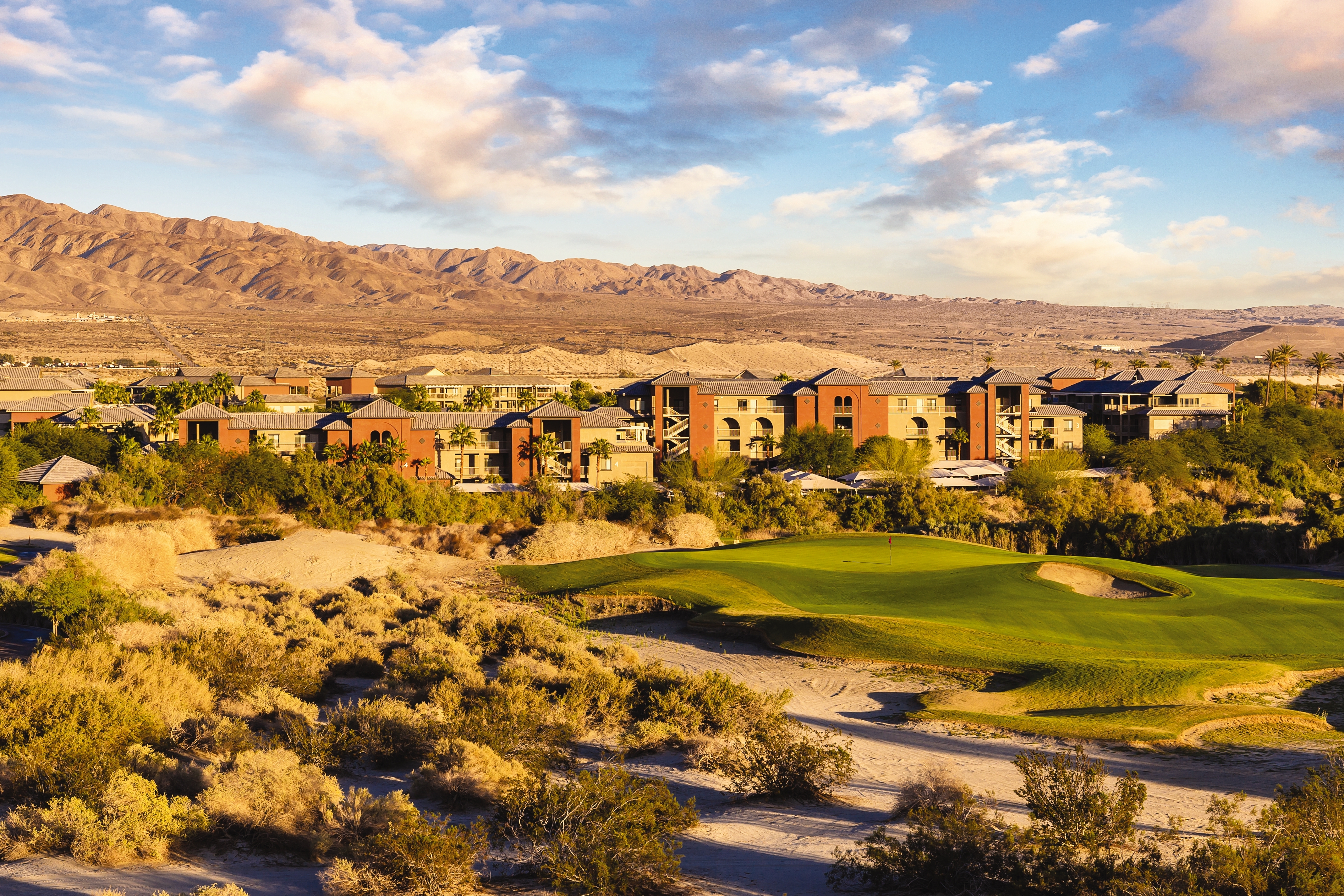 Exterior of WorldMark Indio hotel in Indio, California