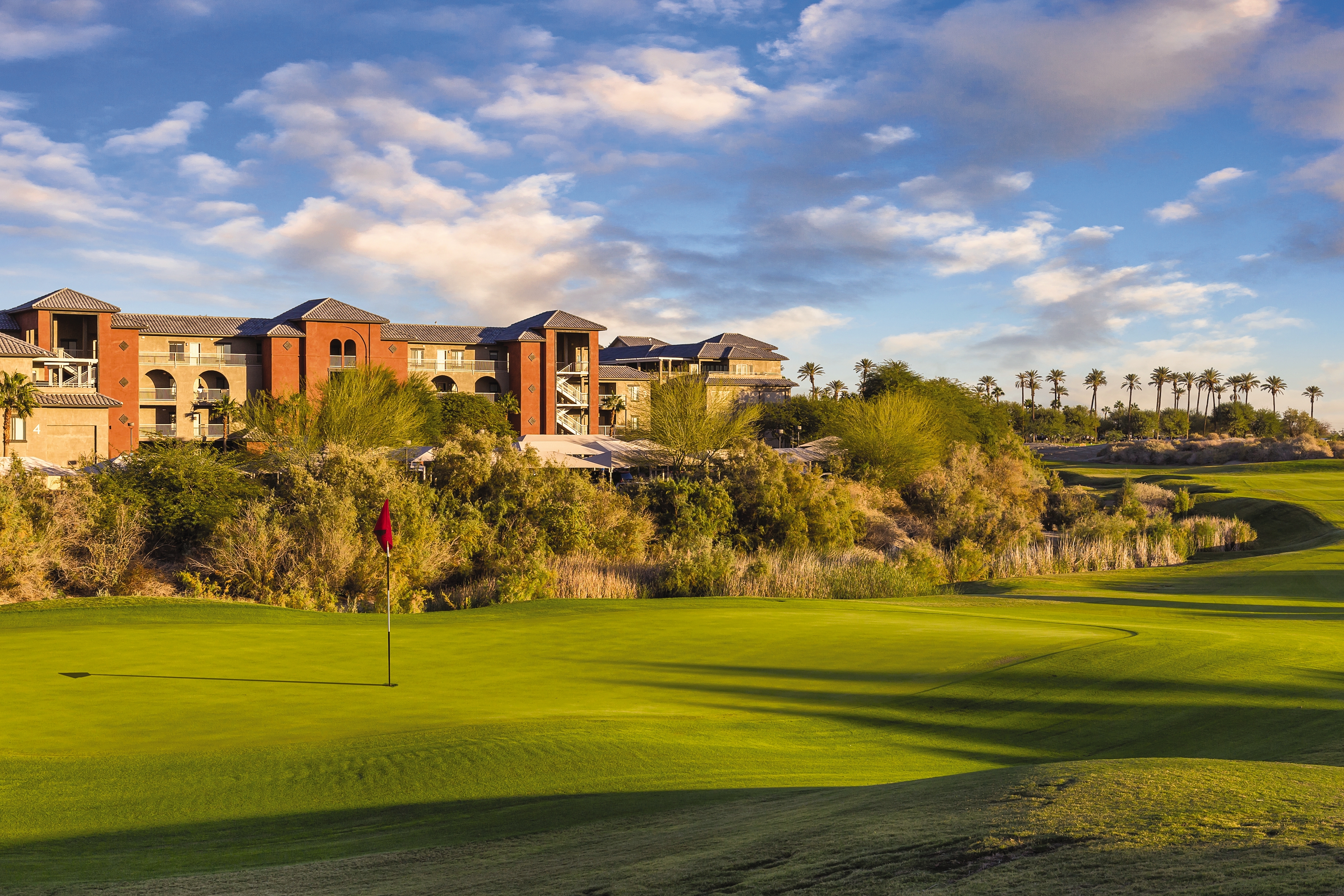 Exterior of WorldMark Indio hotel in Indio, California