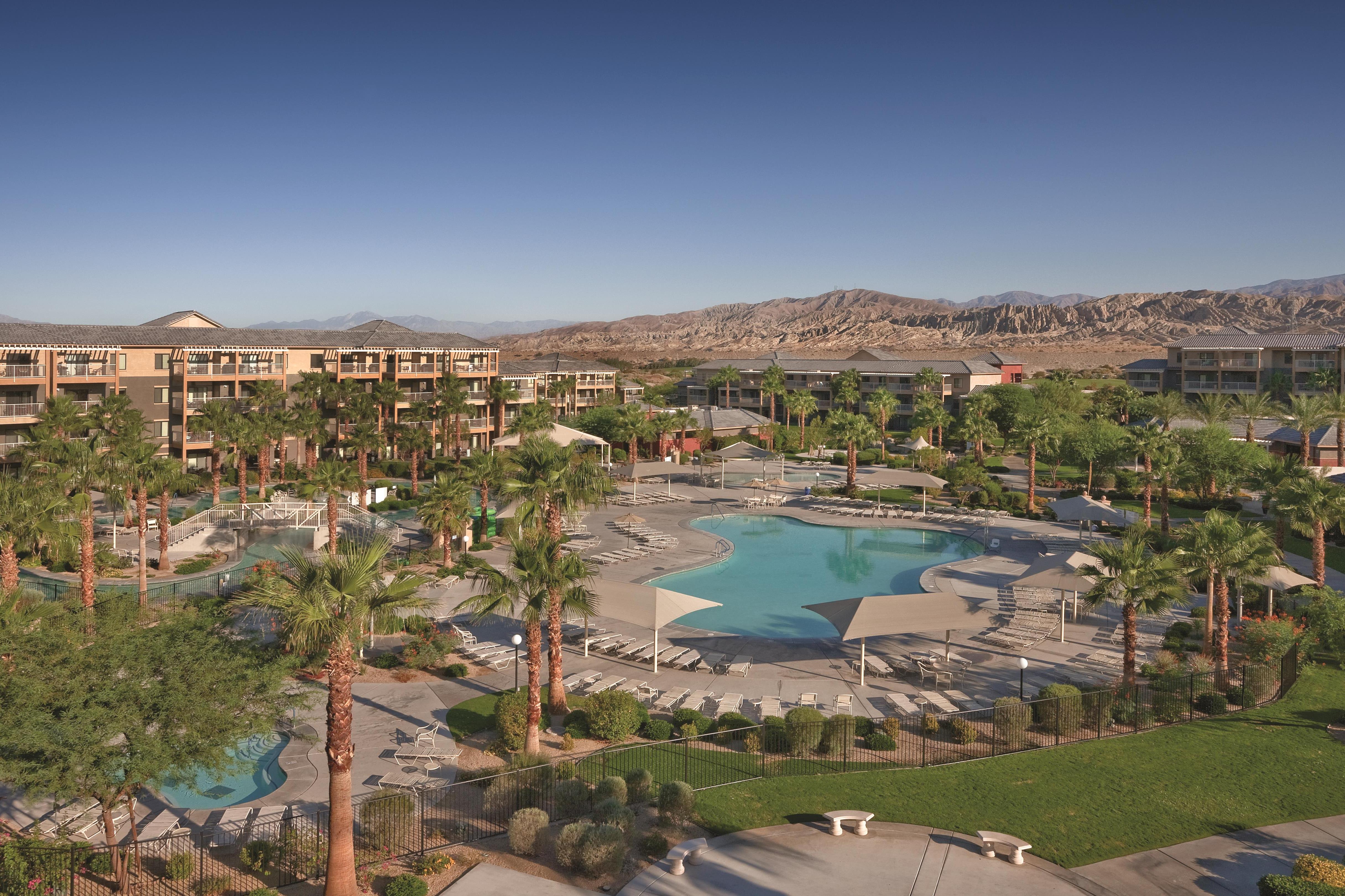 Exterior of WorldMark Indio hotel in Indio, California