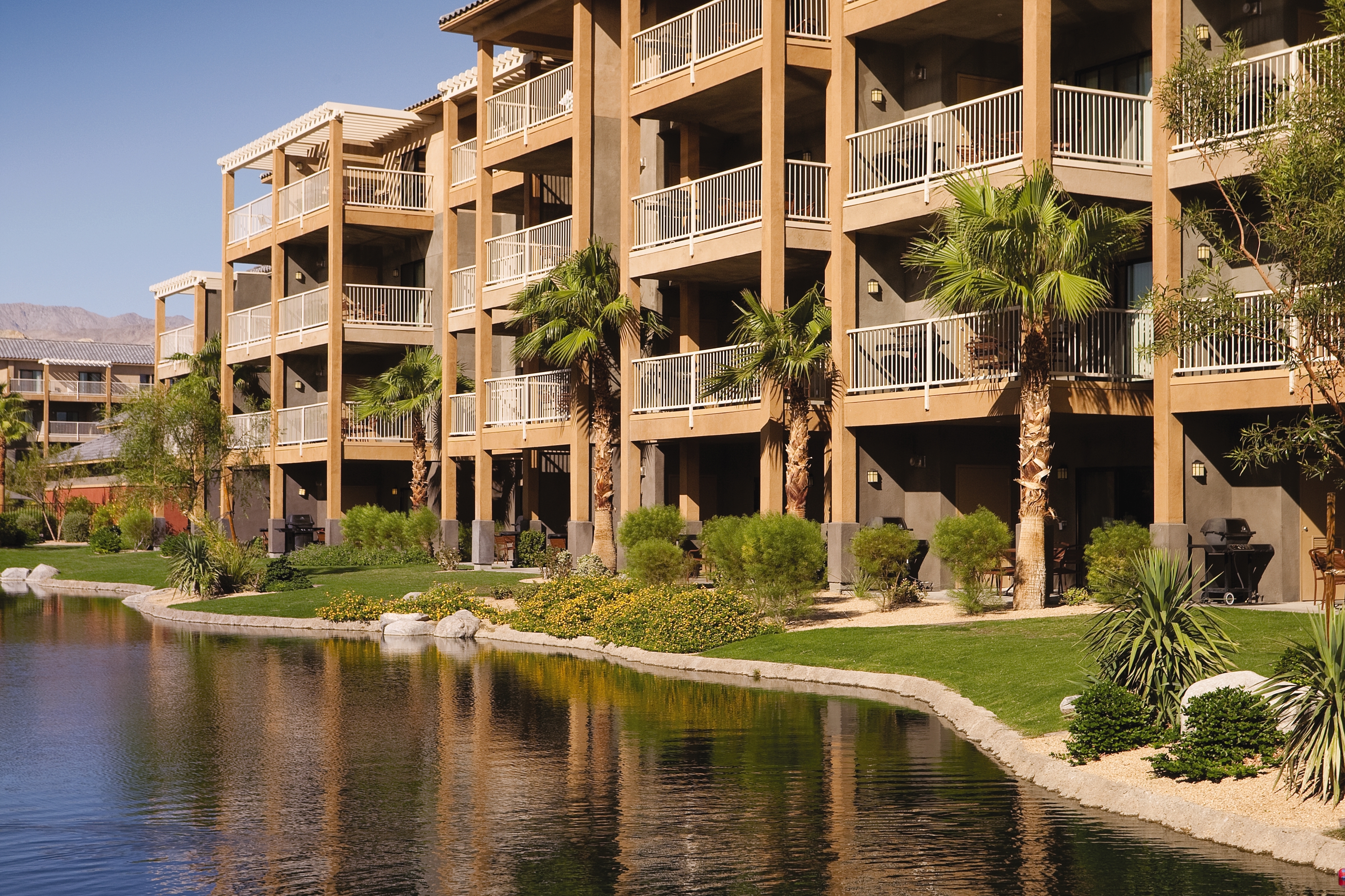 Exterior of WorldMark Indio hotel in Indio, California