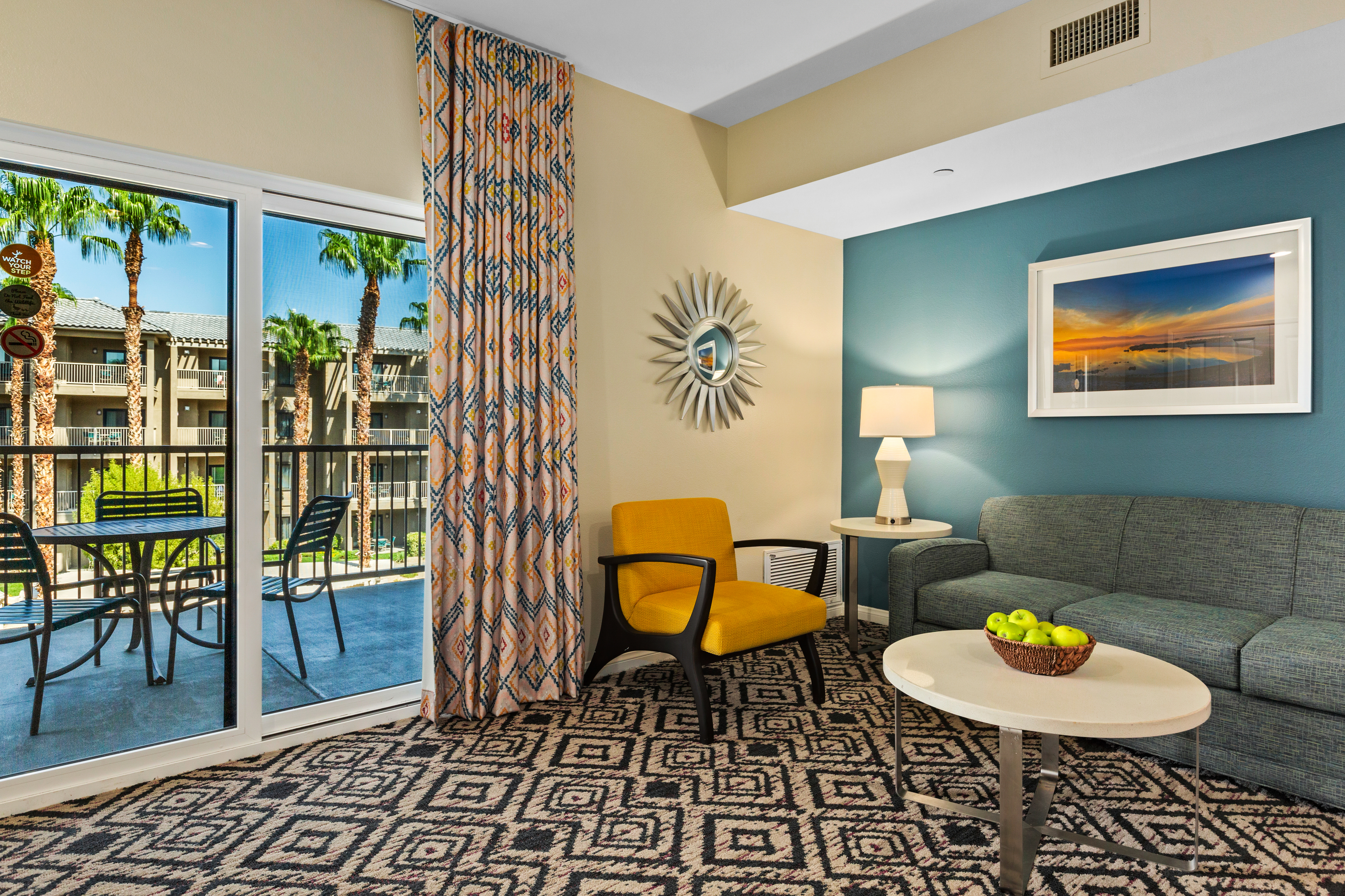 Guest room at the WorldMark Indio in Indio, California