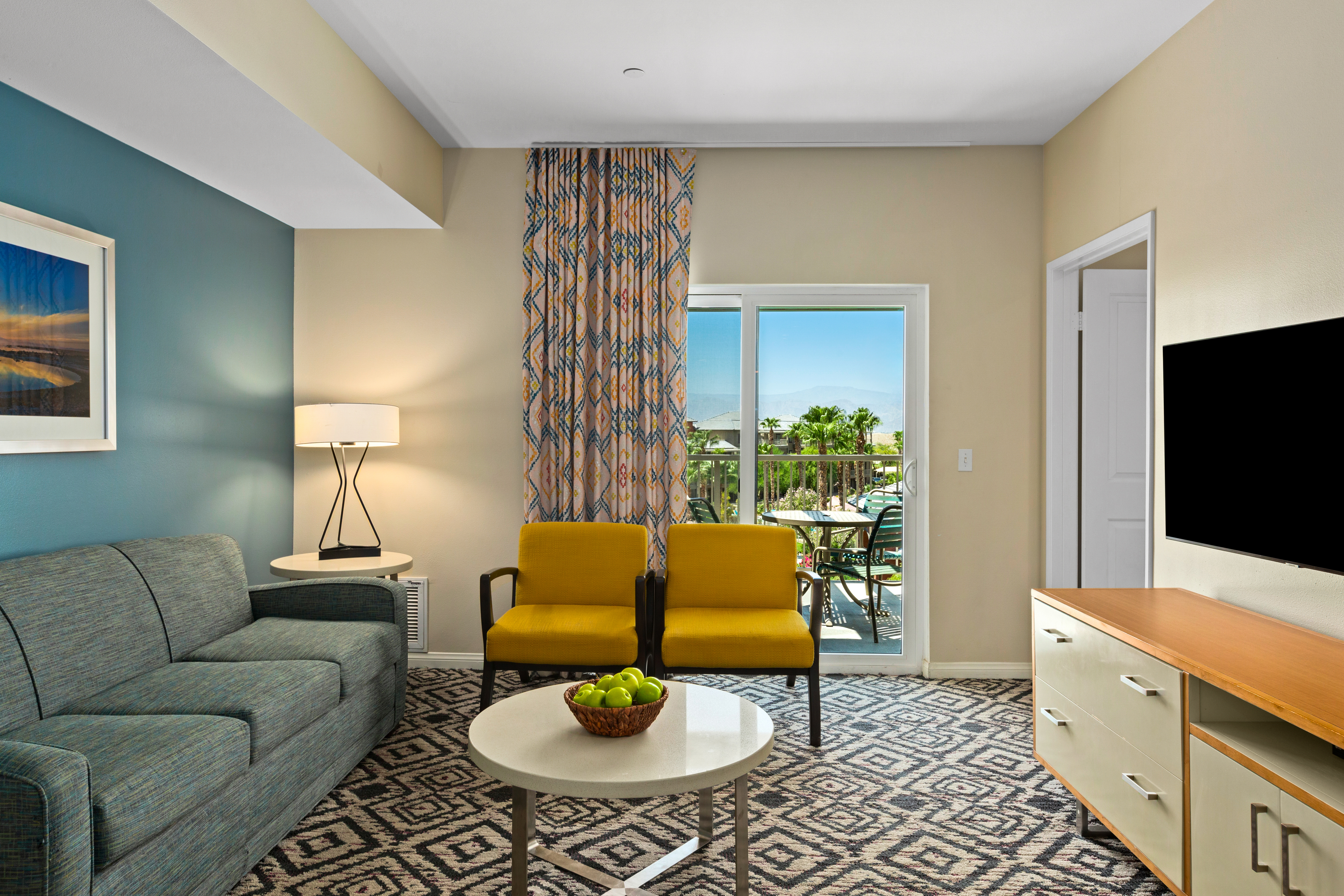 Guest room at the WorldMark Indio in Indio, California