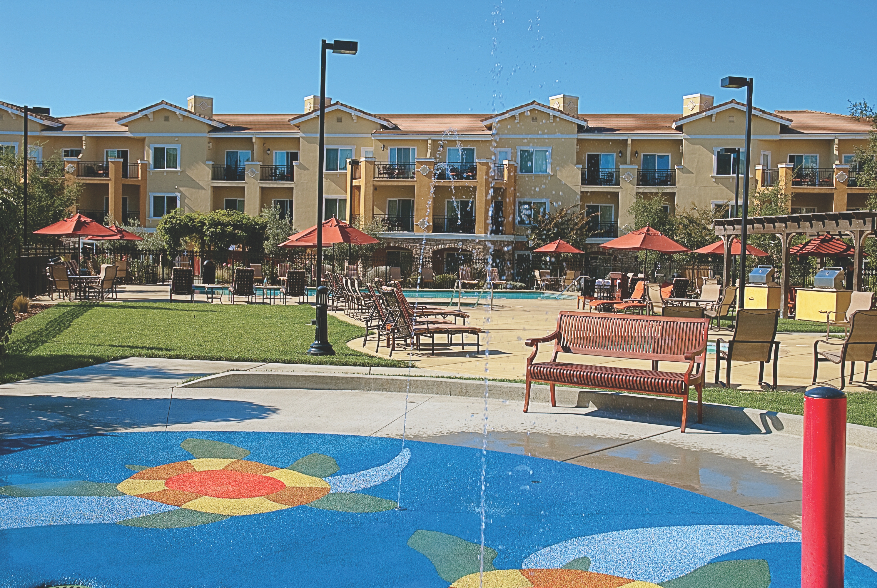 Family pool at the Vino Bello Resort in Napa, California