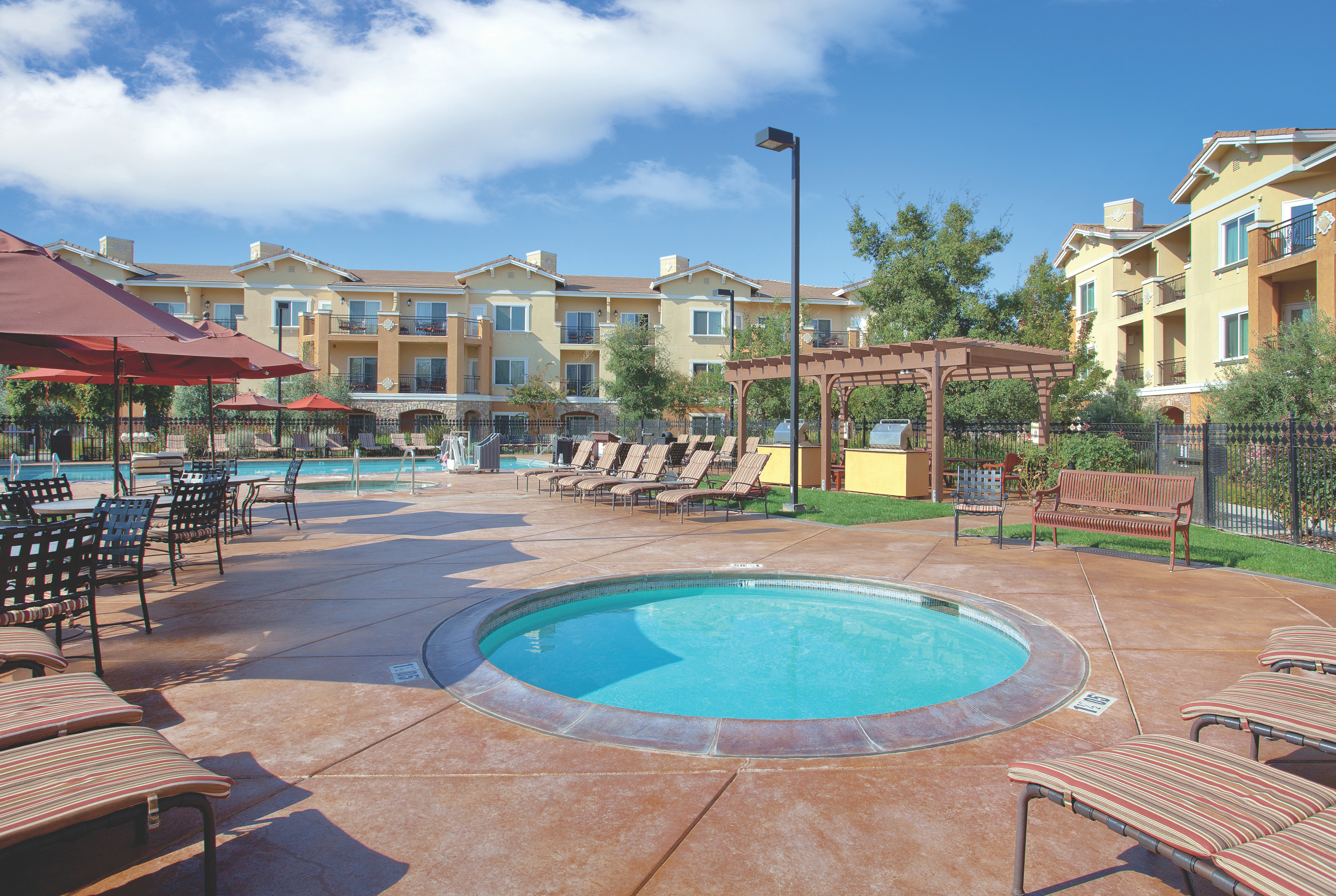 Pool daytime image at the Vino Bello Resort in Napa, California