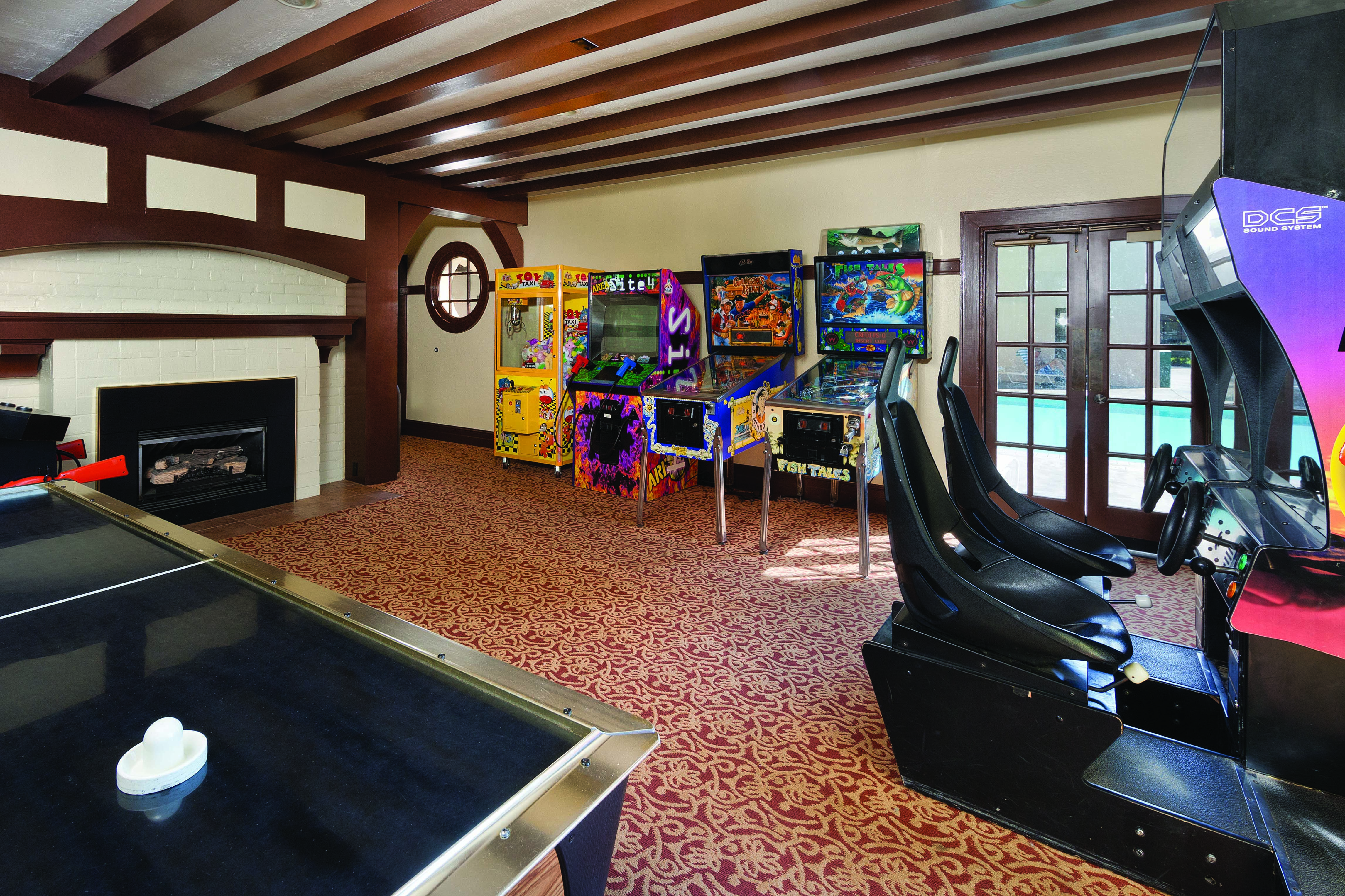Game room at WorldMark Clear Lake in Nice, California