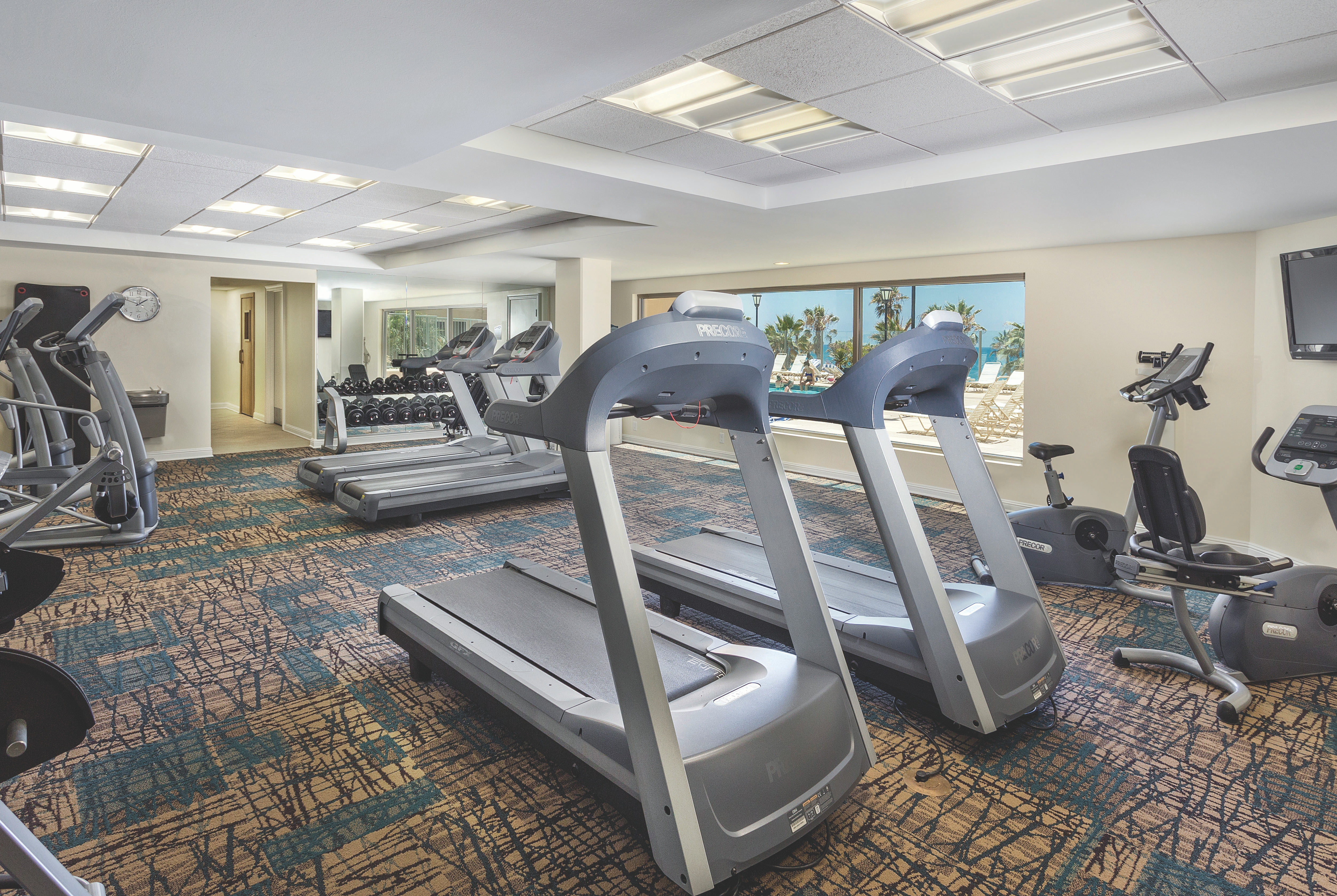 Fitness room at Club Wyndham Oceanside Pier Resort in Oceanside, California