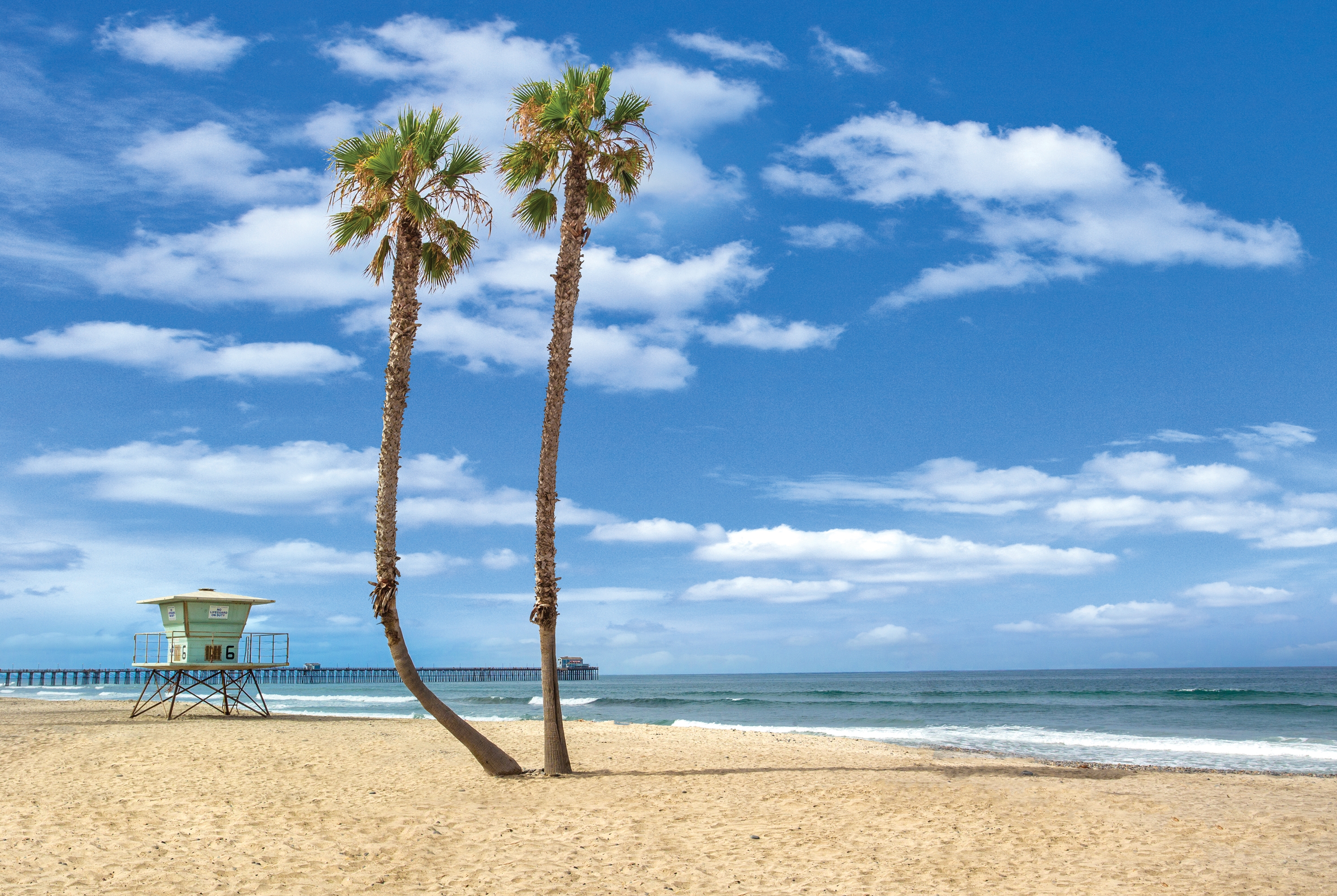 Beach near Club Wyndham Oceanside Pier Resort in Oceanside, California