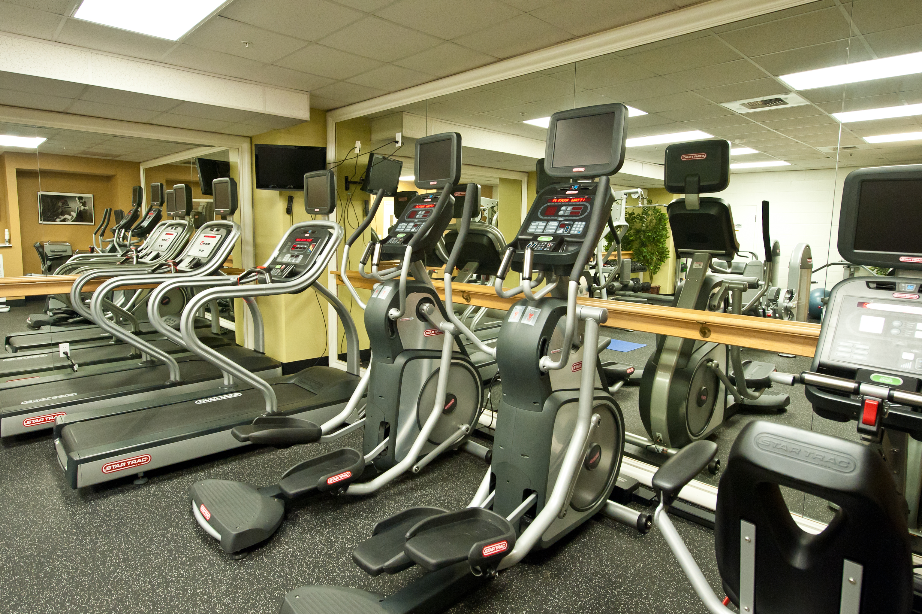 Fitness room at Club Wyndham Harbour Lights in San Diego, California