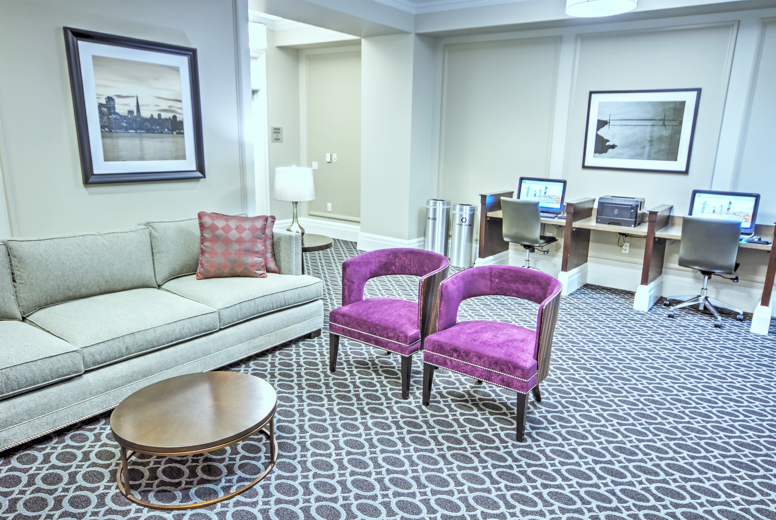 Club Wyndham Canterbury business center in San Francisco, California