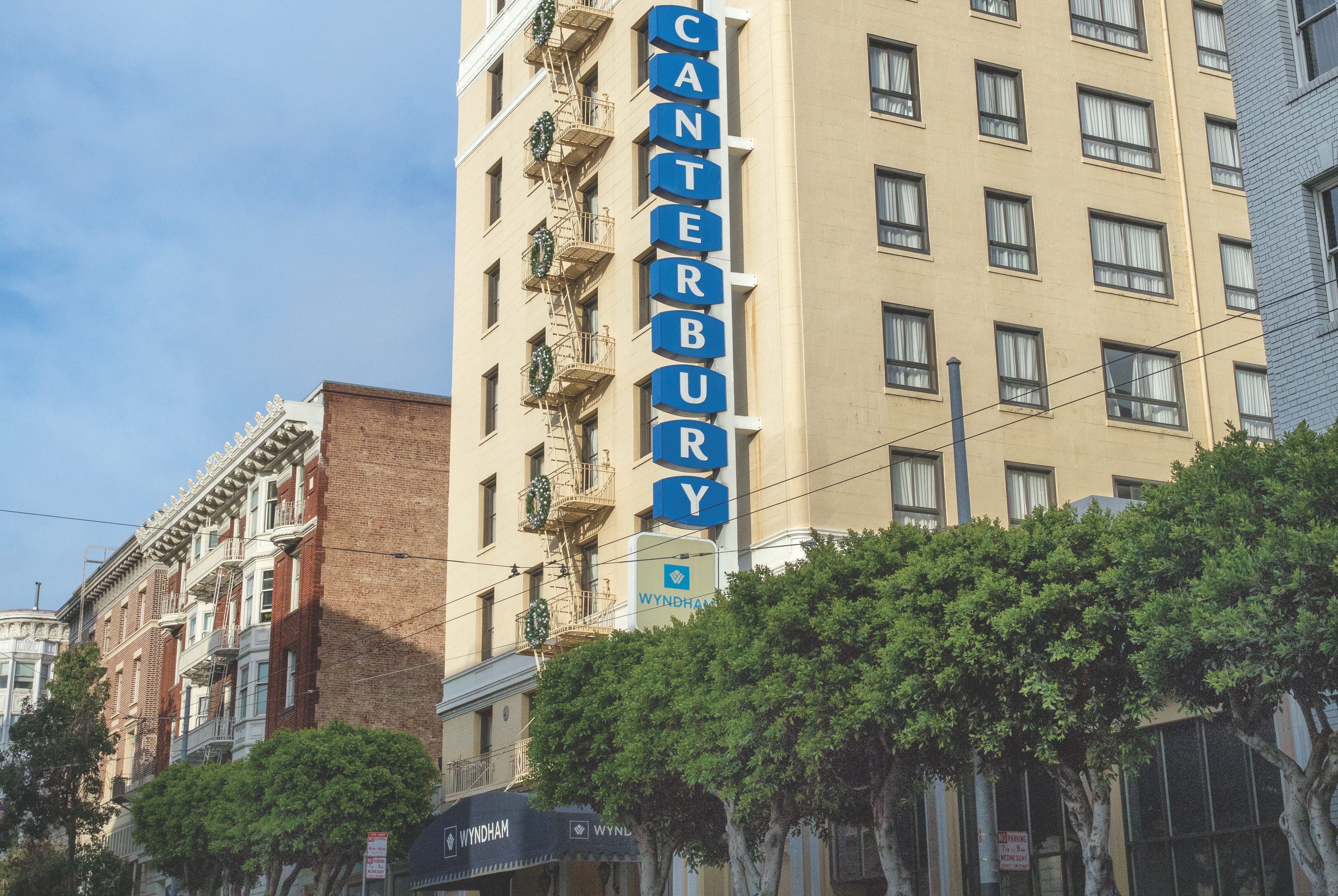 Exterior of Club Wyndham Canterbury hotel in San Francisco, California