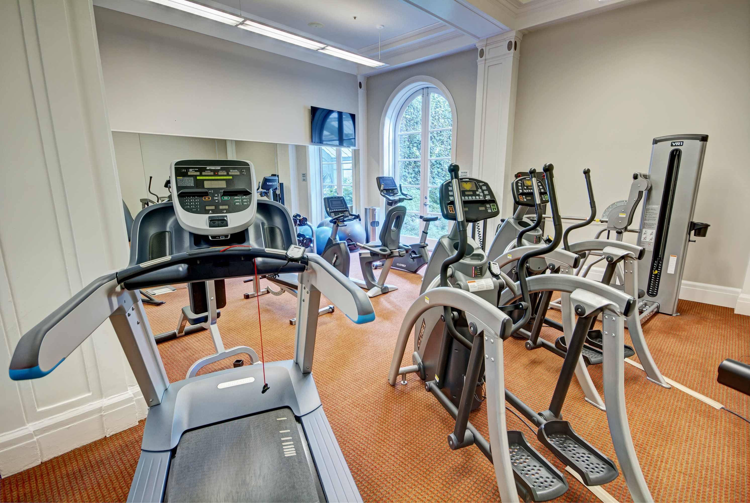 Fitness room at Club Wyndham Canterbury in San Francisco, California