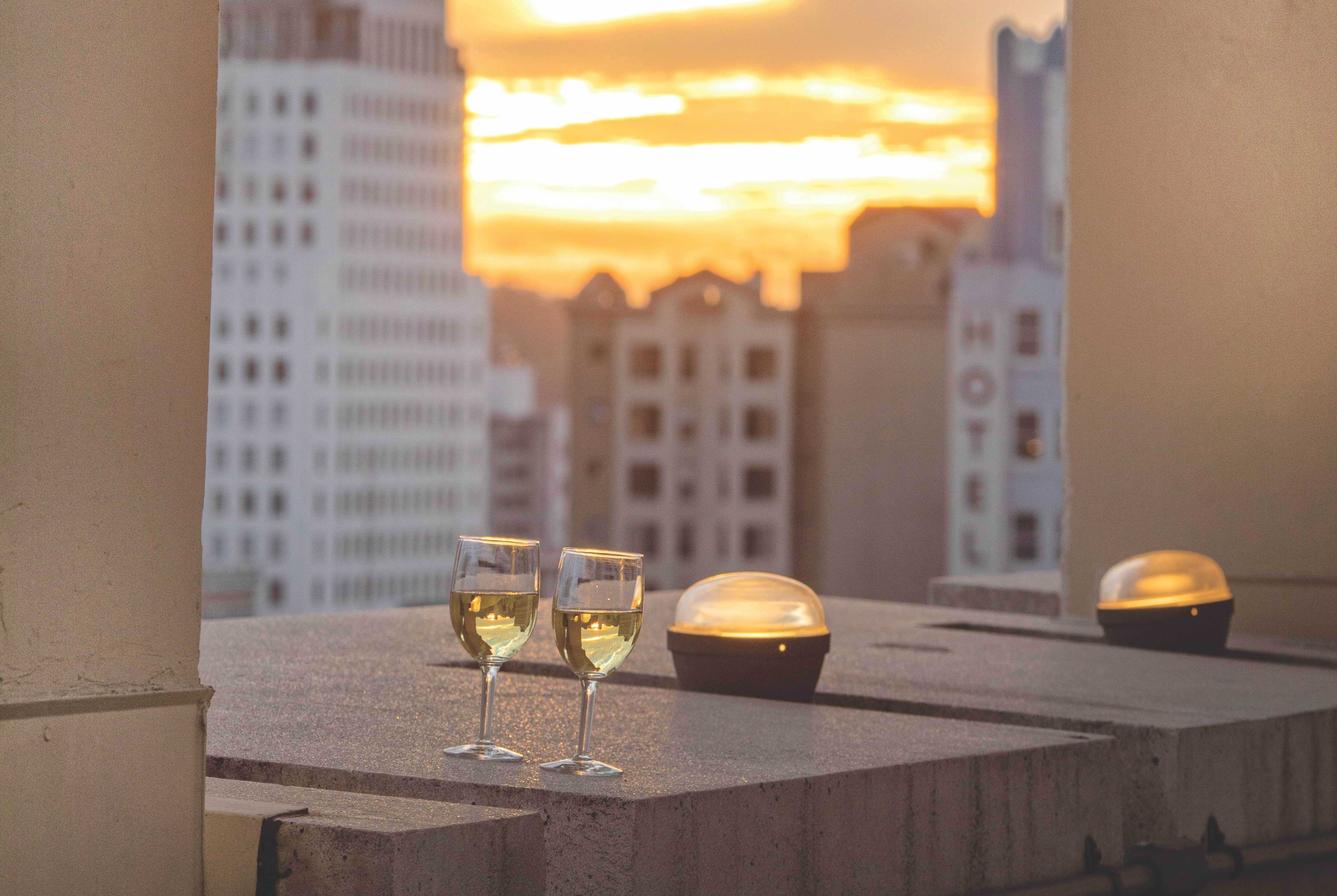 Exterior of The Donatello hotel in San Francisco, California