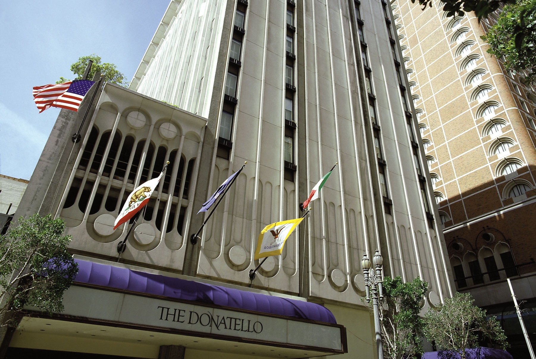 Front Exterior Image of The Donatello hotel in San Francisco, California