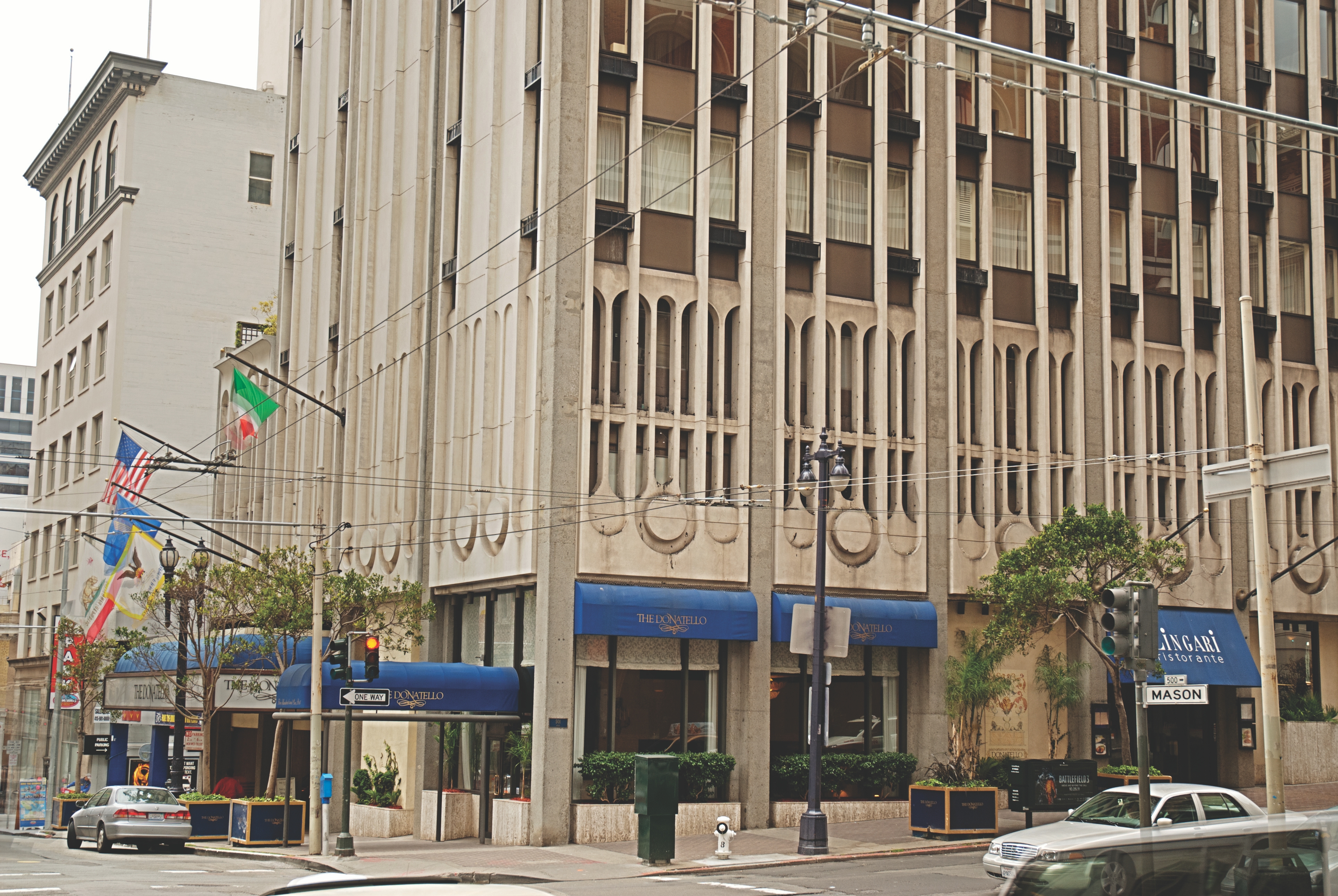 Exterior Day Image of The Donatello hotel in San Francisco, California
