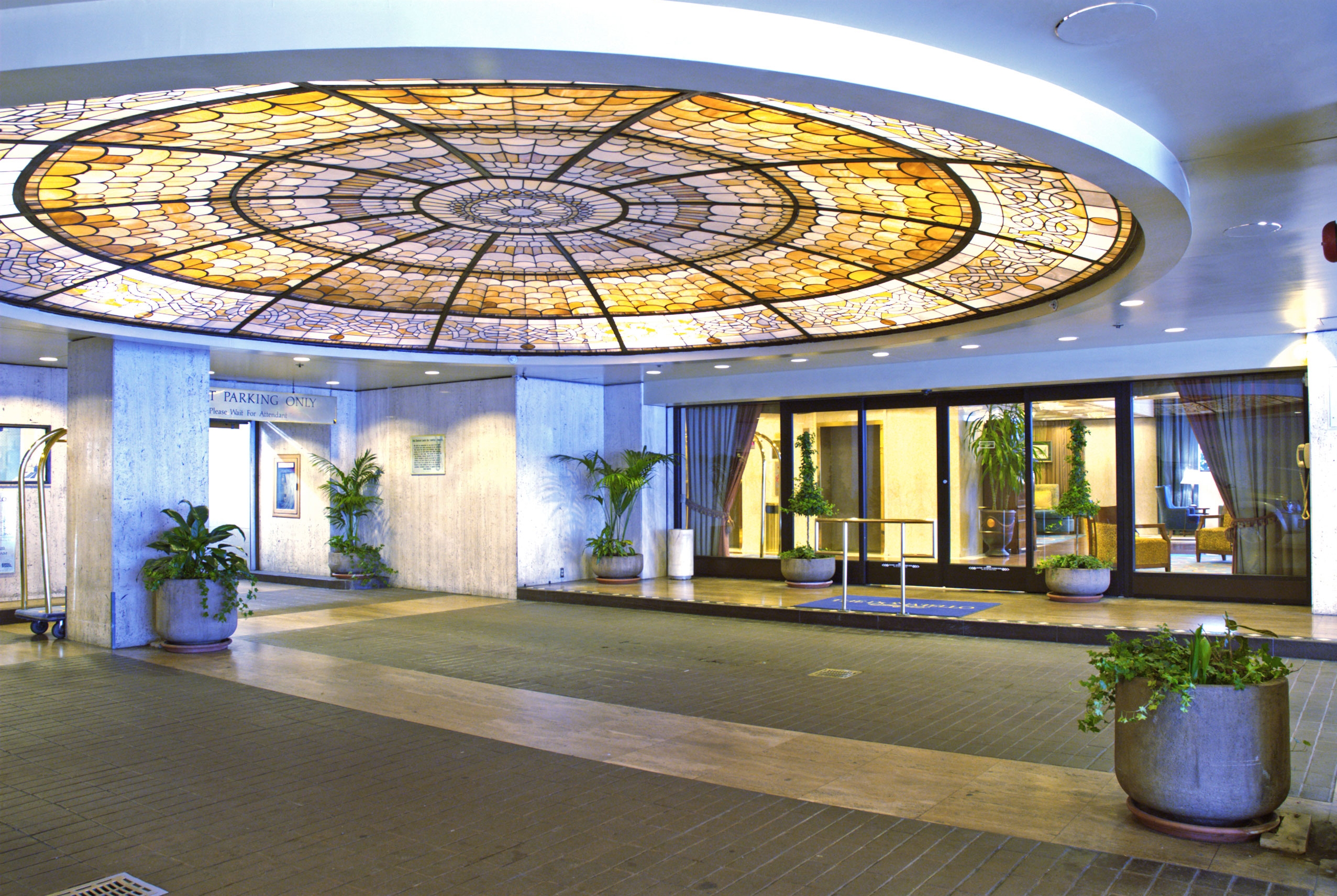 The Donatello lobby feature in San Francisco, California