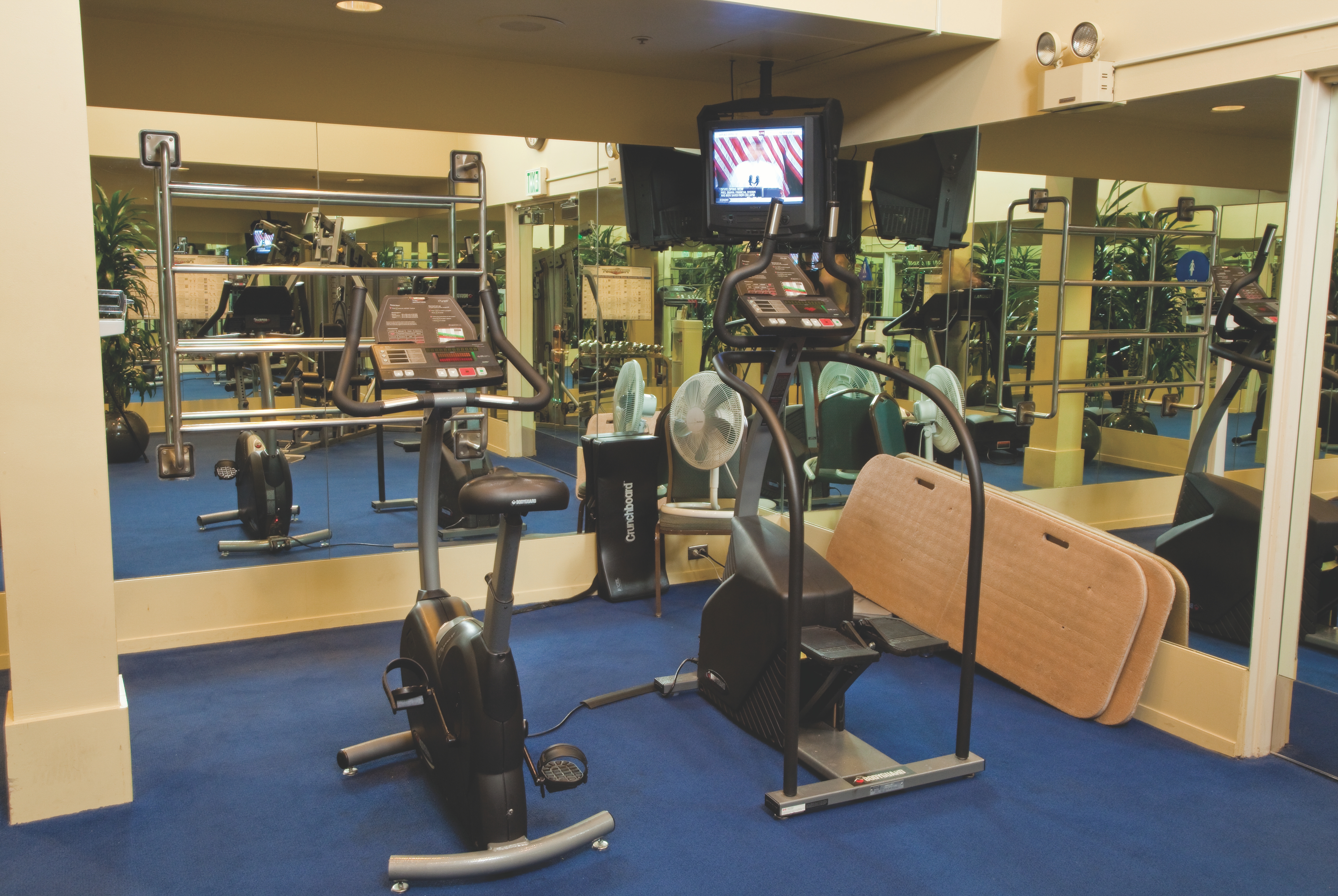 Fitness room at The Donatello in San Francisco, California
