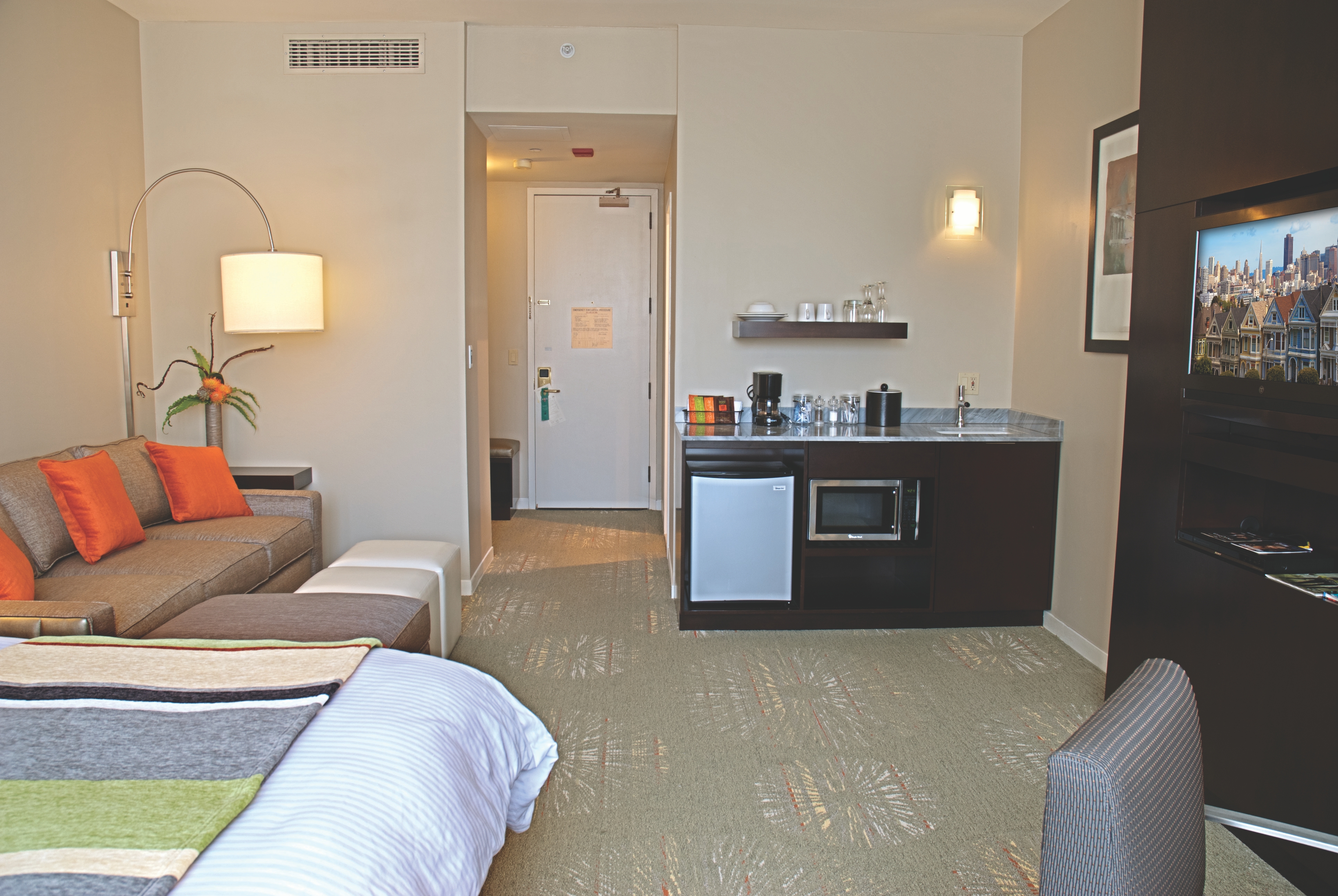 The Donatello suite kitchen in San Francisco, California