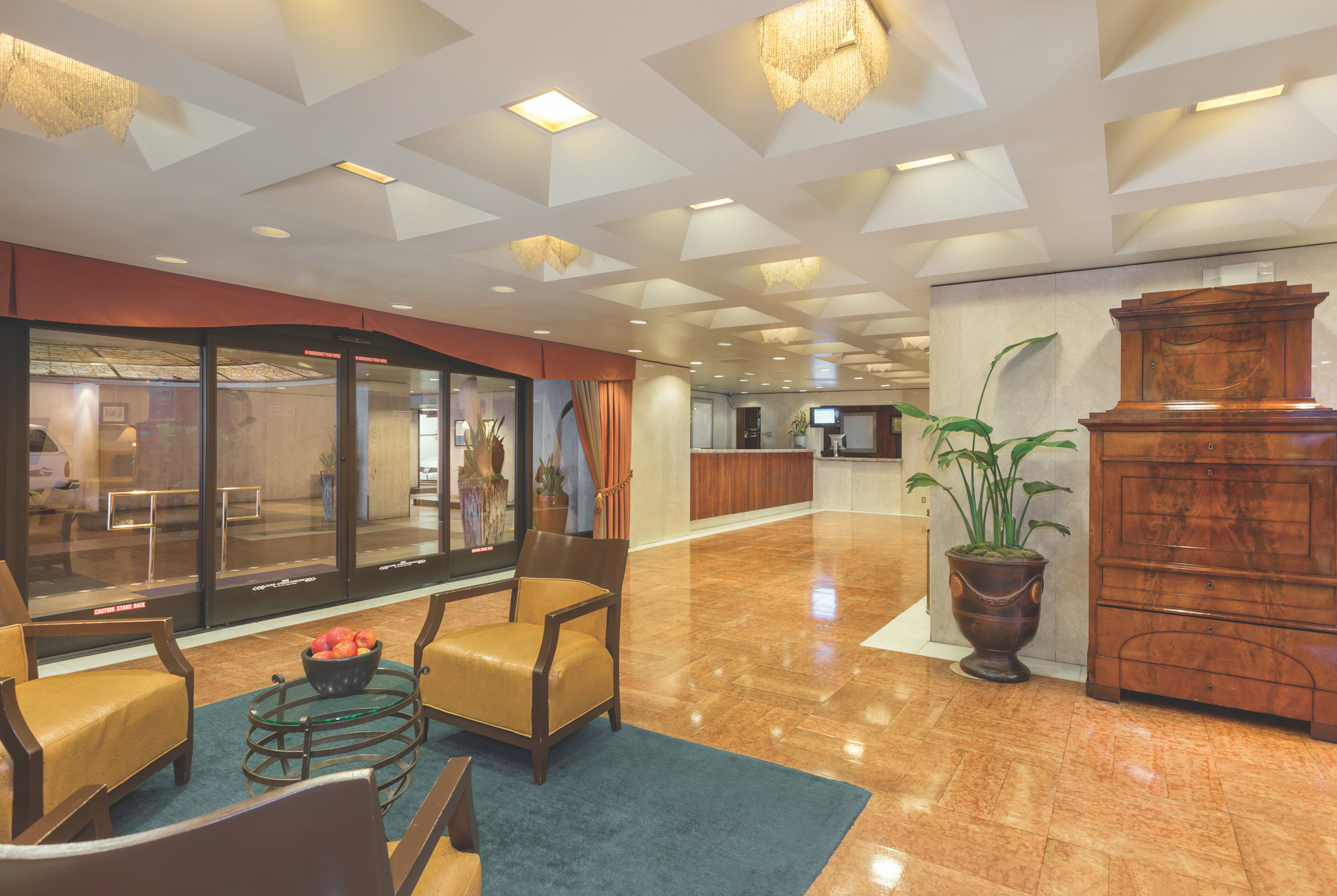 The Donatello lobby feature in San Francisco, California