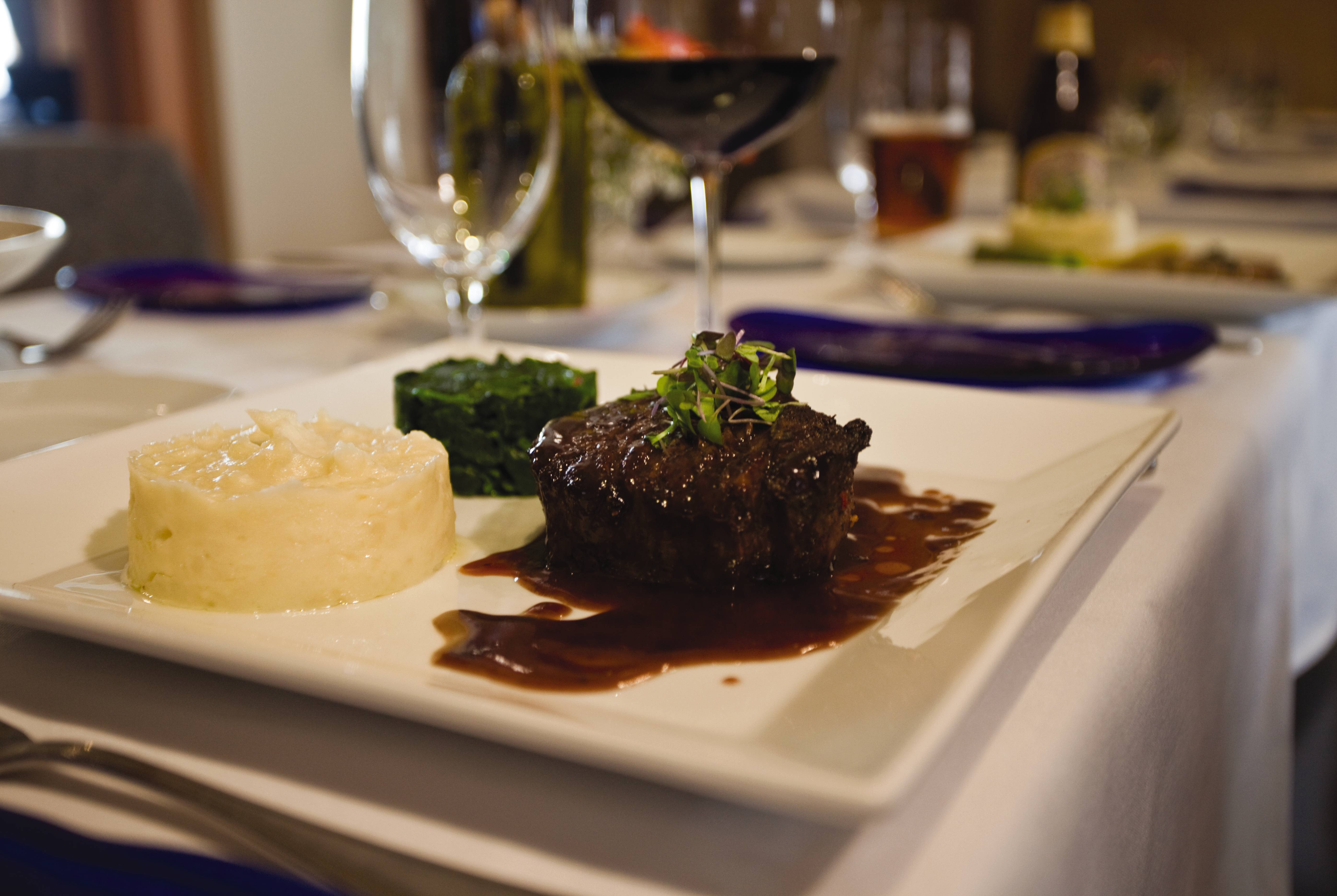 The Donatello restaurant main dining in San Francisco, California