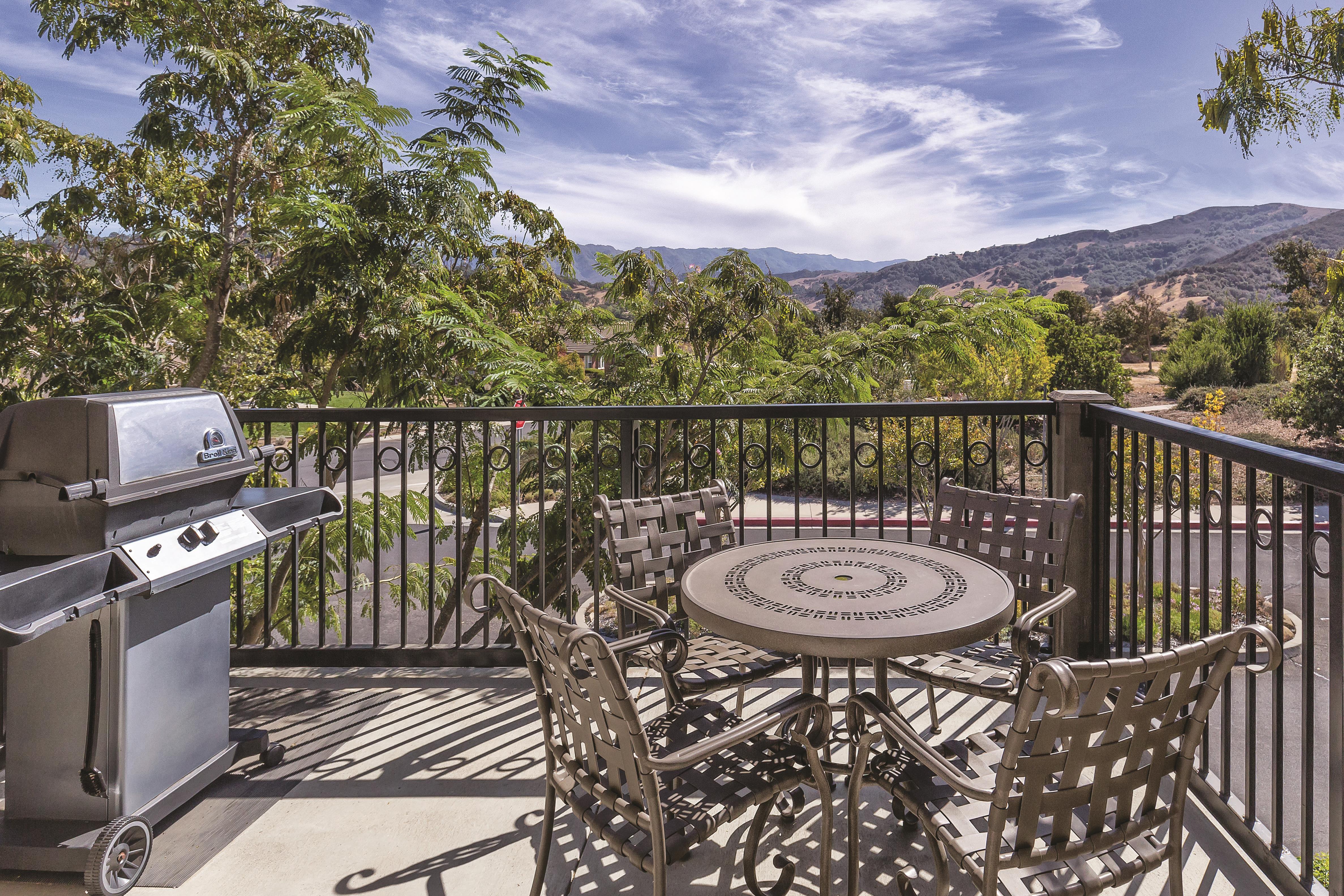 Guest room balcony at WorldMark Solvang in Solvang, California