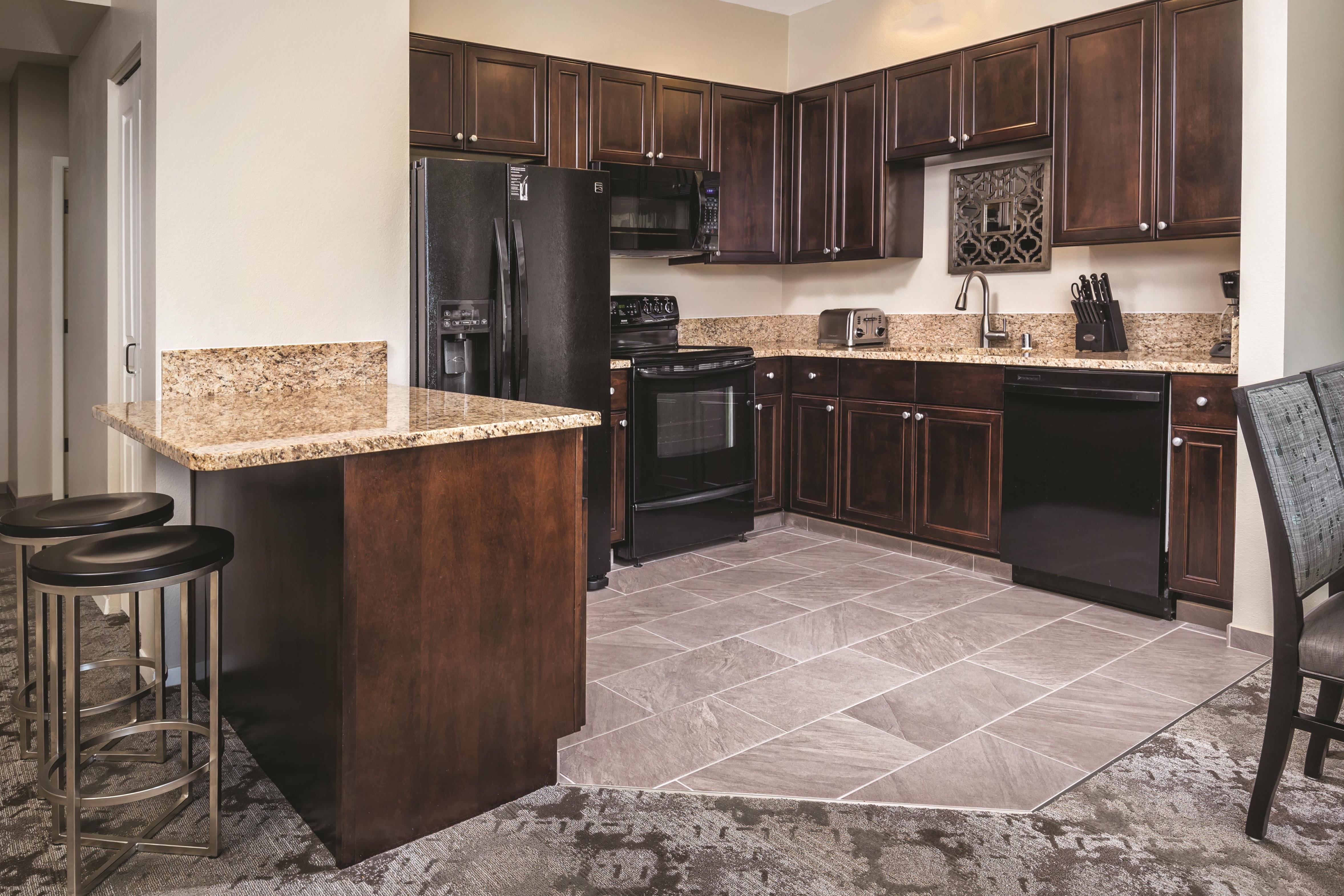 Guest room feature at the WorldMark Solvang in Solvang, California