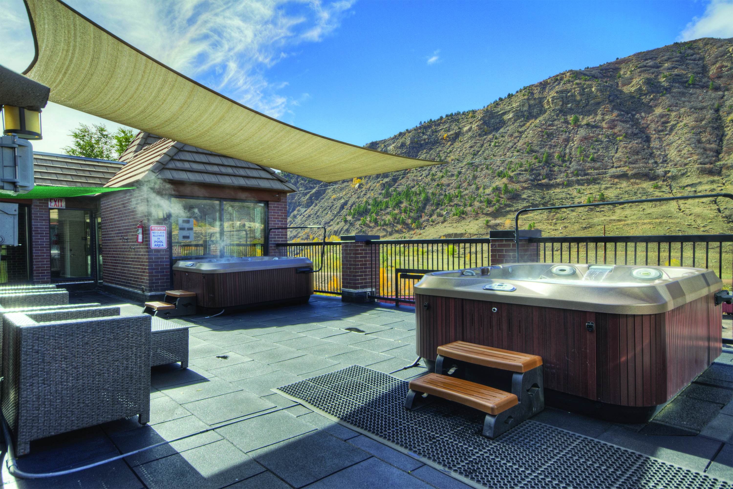 Hot tub at the Club Wyndham Durango in Durango, Colorado