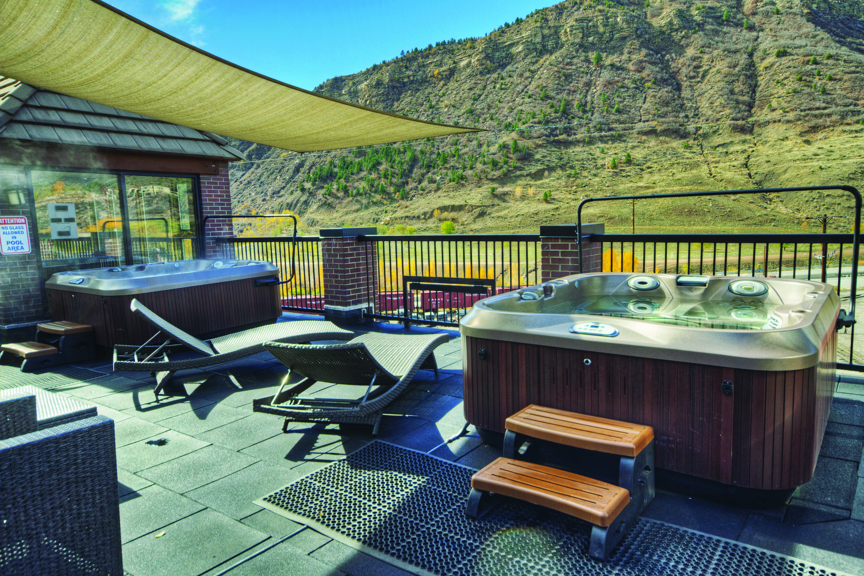 Hot tub at the Club Wyndham Durango in Durango, Colorado