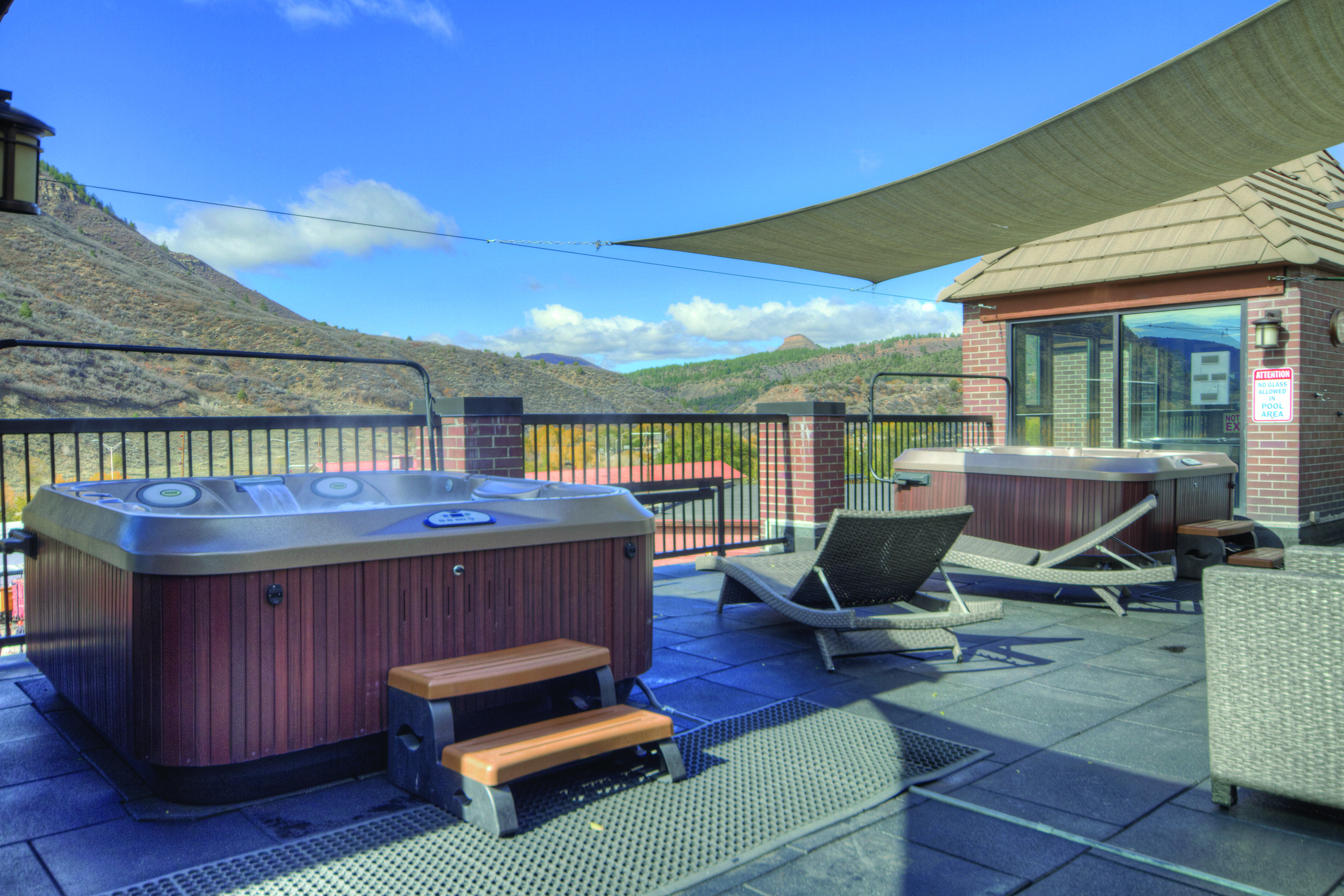 Hot tub at the Club Wyndham Durango in Durango, Colorado