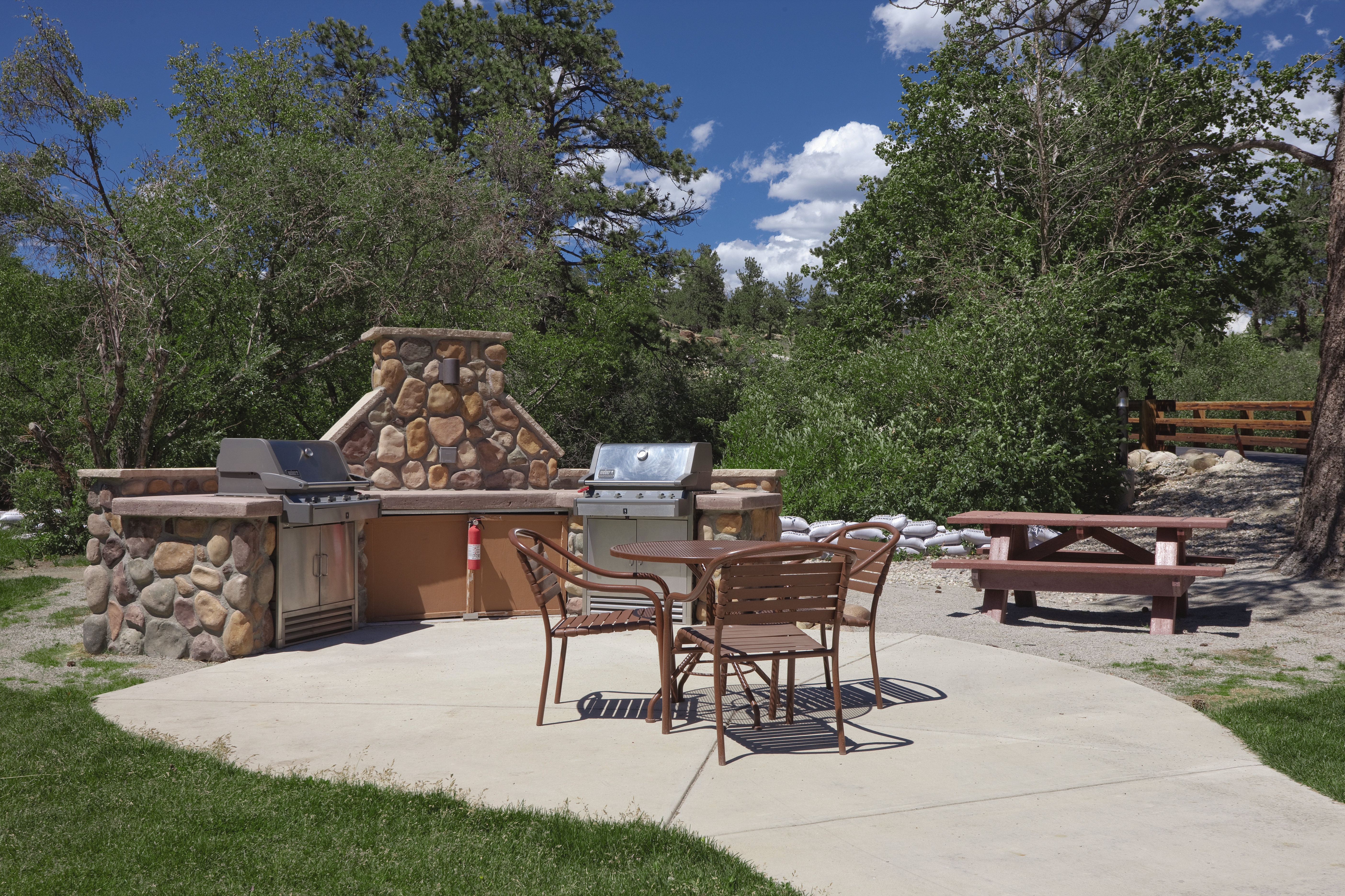 BBQ grill at WorldMark Estes Park in Estes Park, Colorado