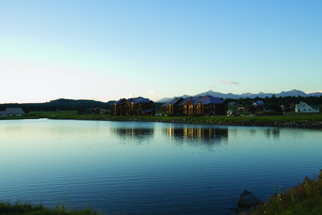 Exterior of Club Wyndham Pagosa hotel in Pagosa Springs, Colorado