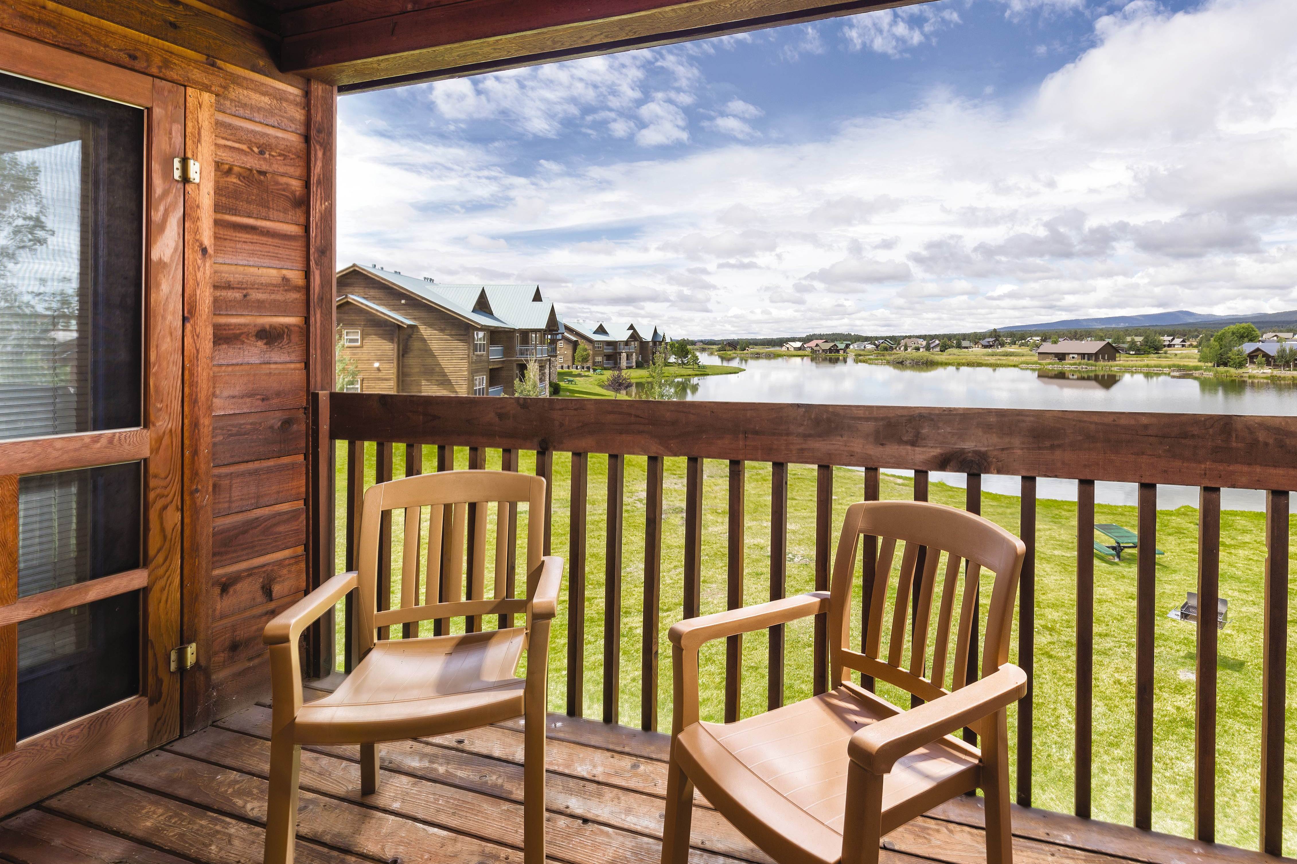 Guest room balcony at Club Wyndham Pagosa in Pagosa Springs, Colorado