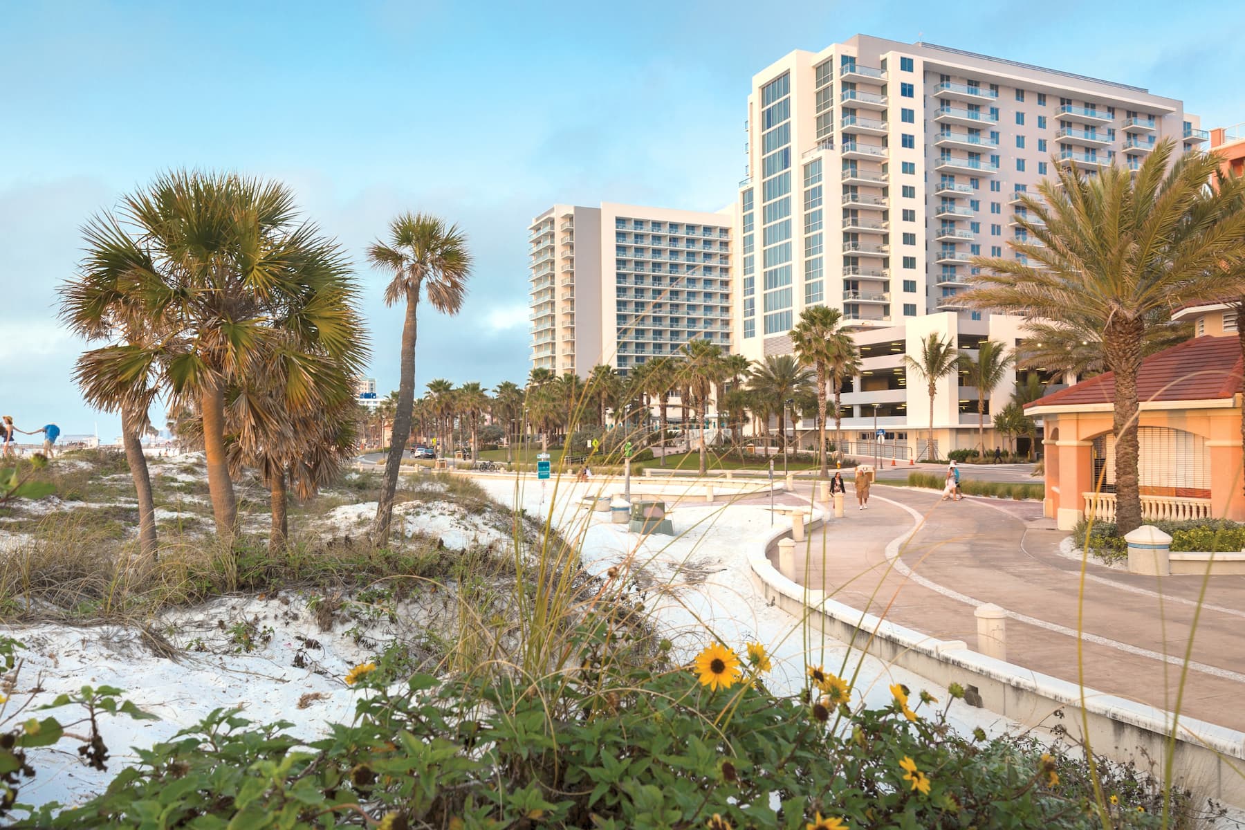 Exterior of Club Wyndham Clearwater Beach hotel in Clearwater, Florida