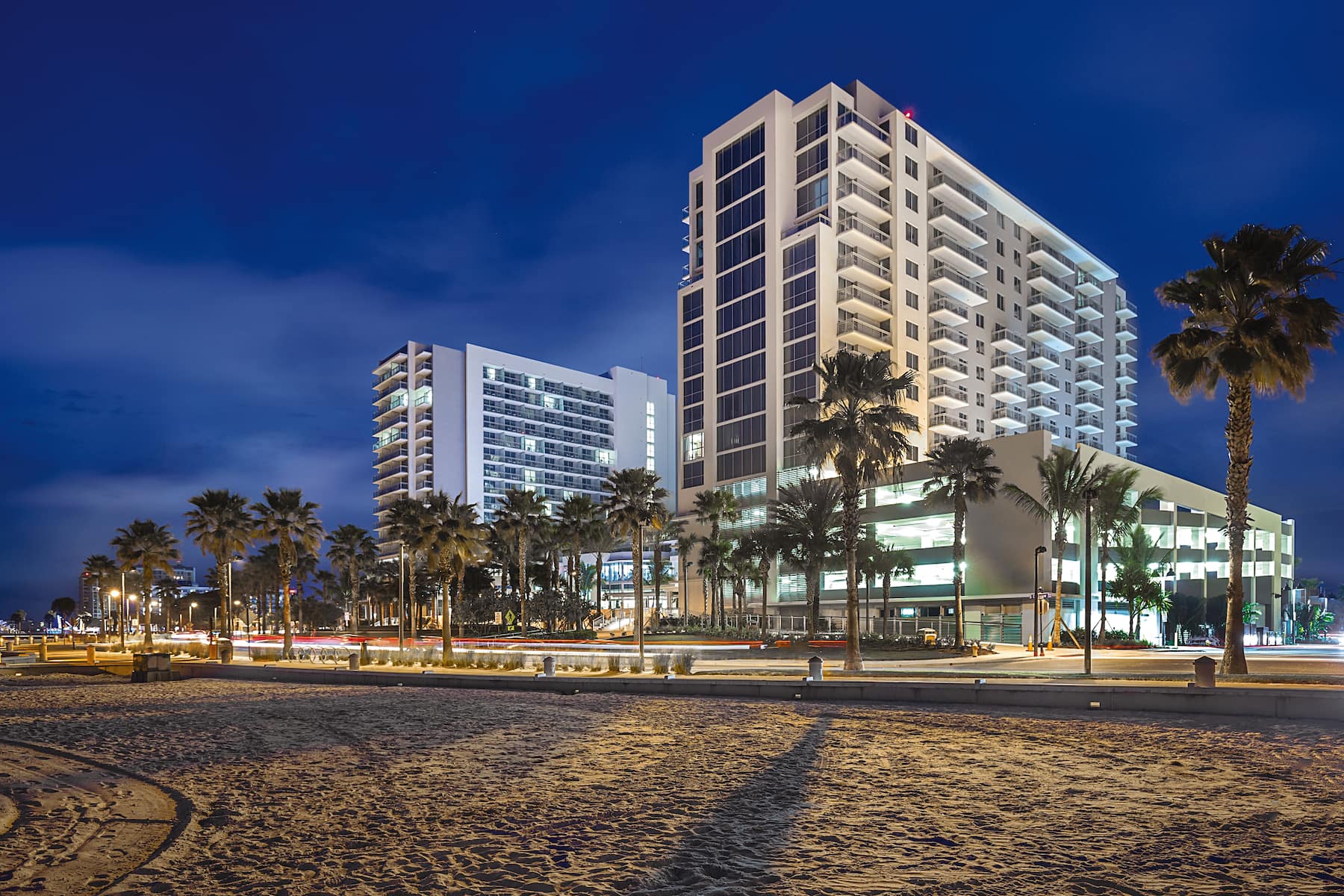 Exterior of Club Wyndham Clearwater Beach hotel in Clearwater, Florida