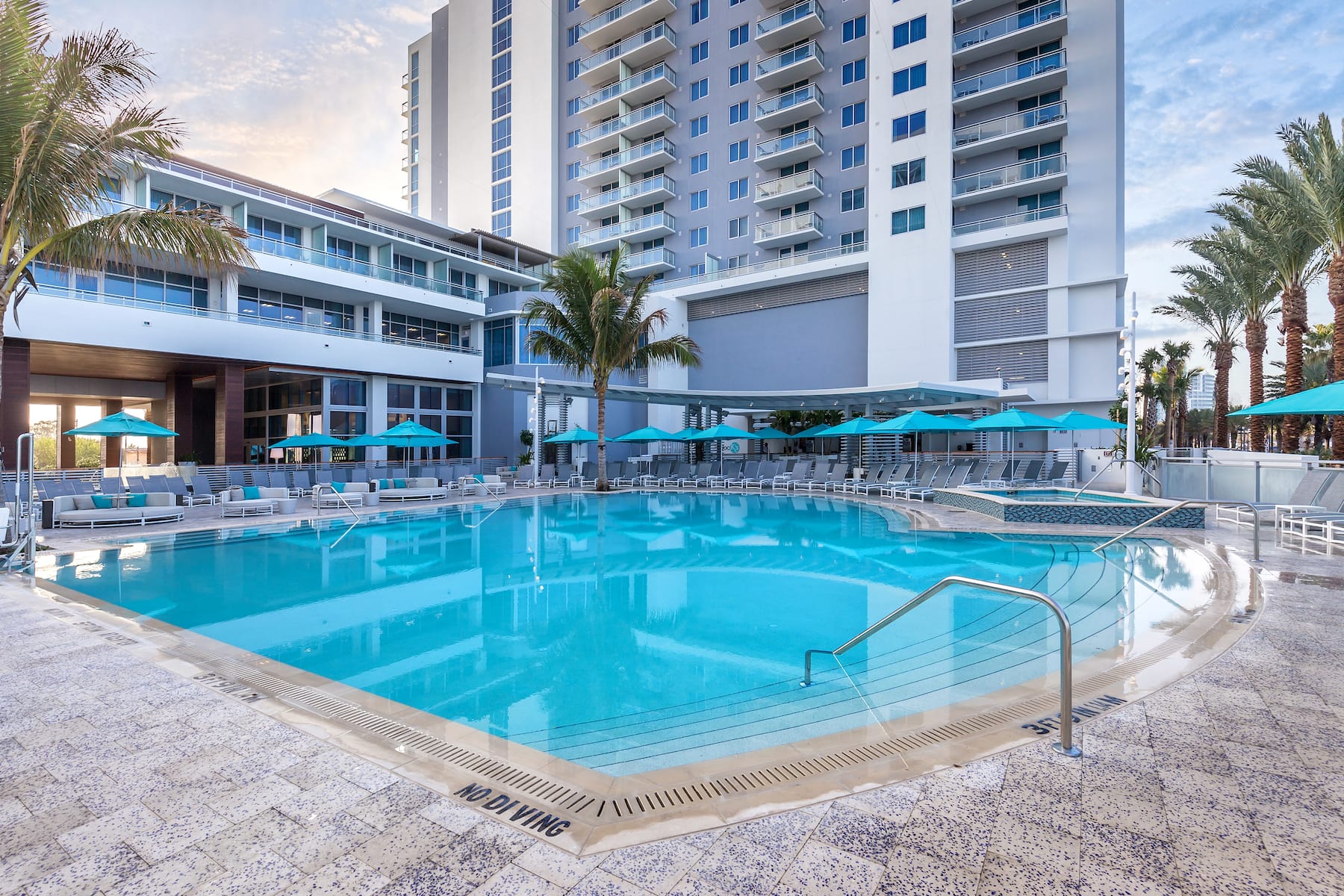 Pool at the Club Wyndham Clearwater Beach in Clearwater, Florida