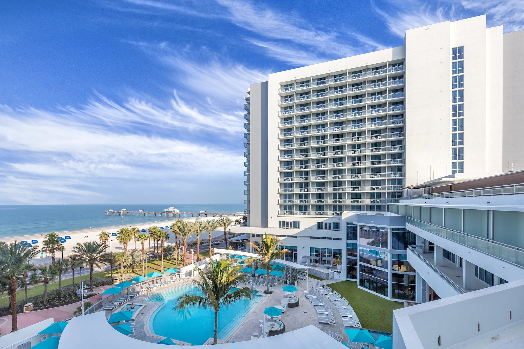 Pool at the Club Wyndham Clearwater Beach in Clearwater, Florida