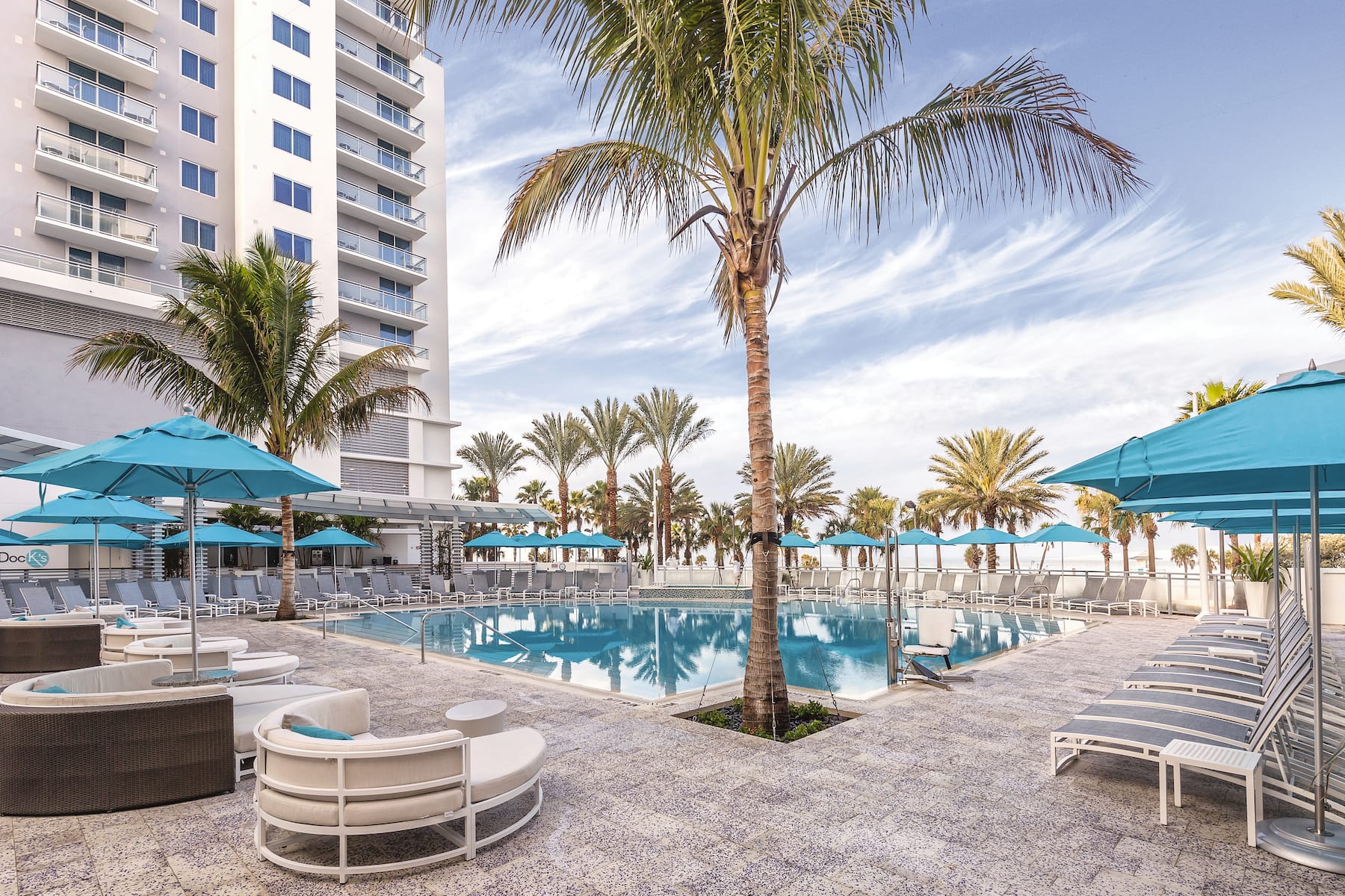 Pool at the Club Wyndham Clearwater Beach in Clearwater, Florida