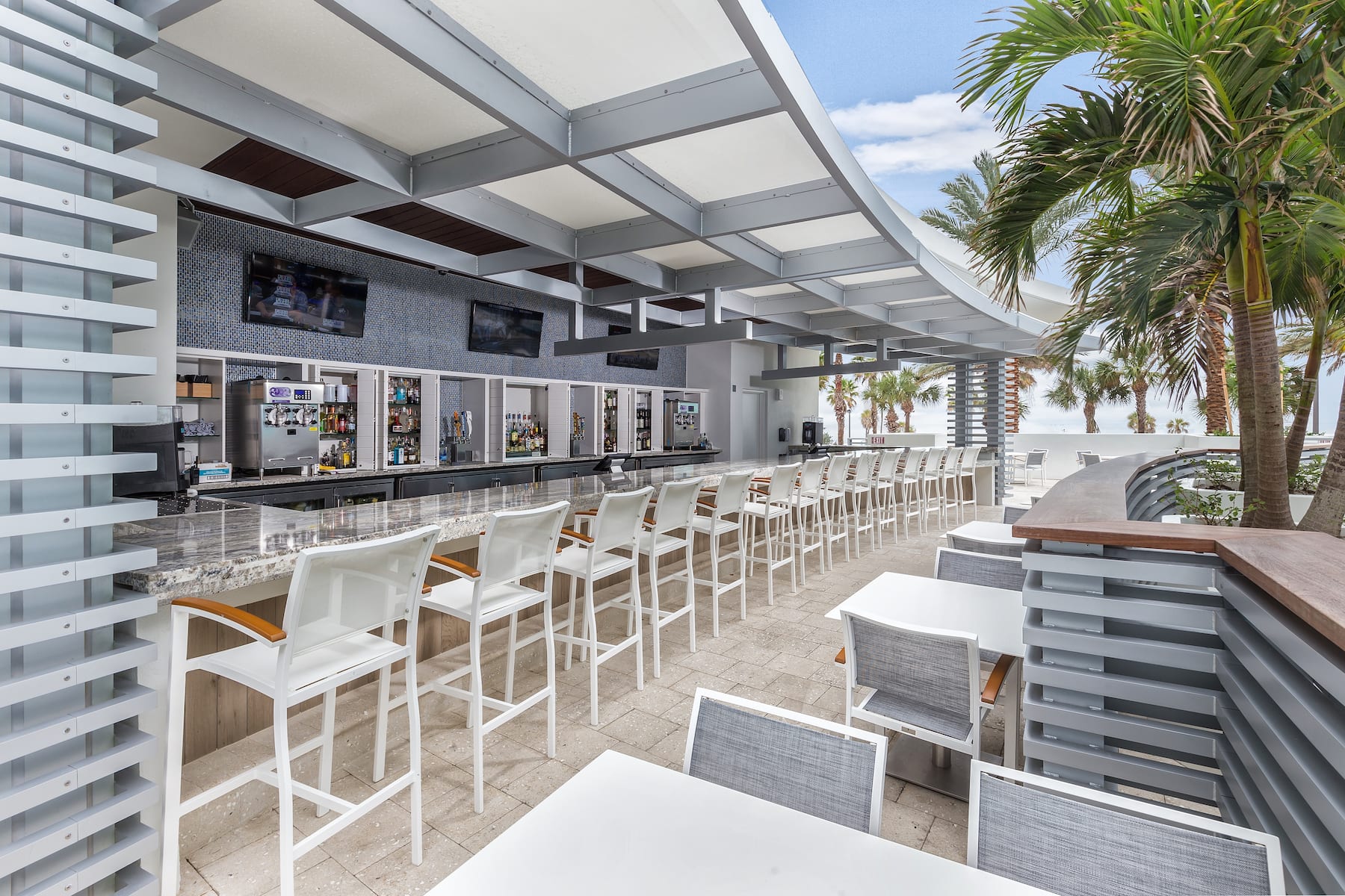 Pool bar at Club Wyndham Clearwater Beach in Clearwater, Florida