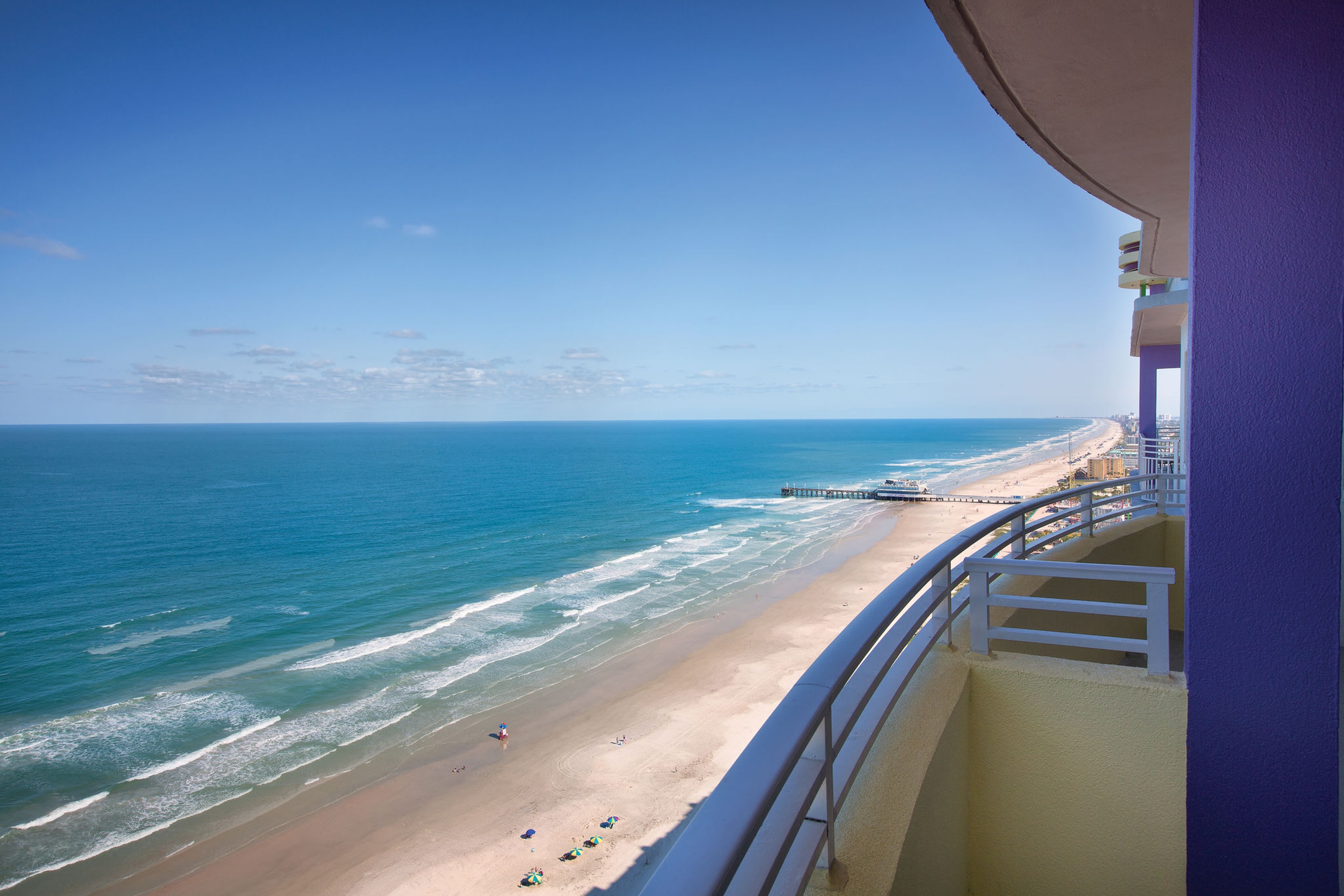 Beach near Ocean Walk Resort in Daytona Beach, Florida