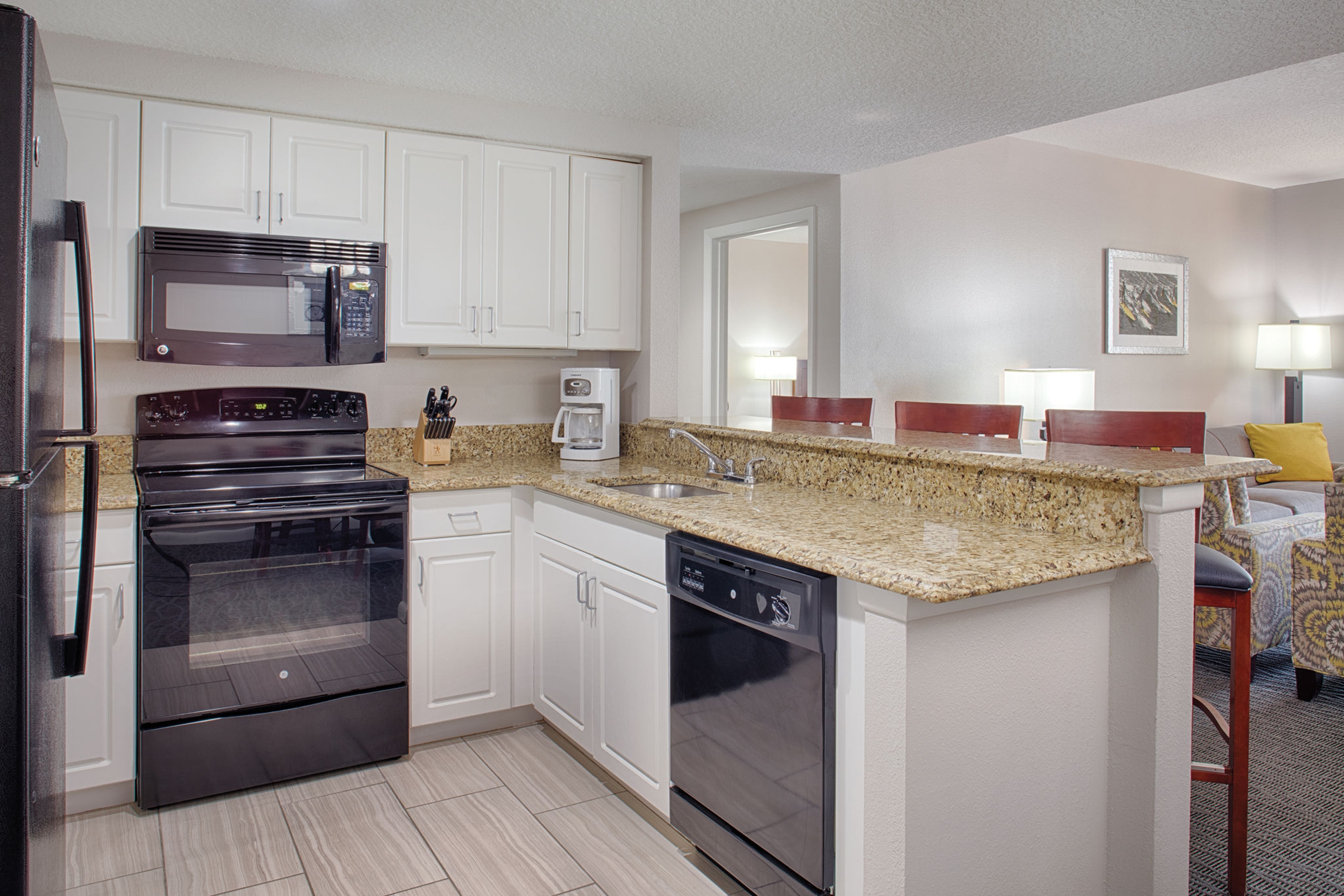 Guest room at the Ocean Walk Resort in Daytona Beach, Florida