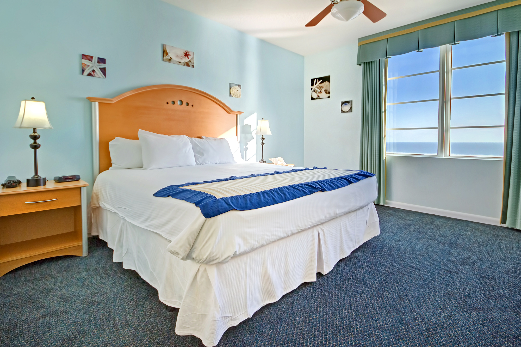 Guest room at the Ocean Walk Resort in Daytona Beach, Florida