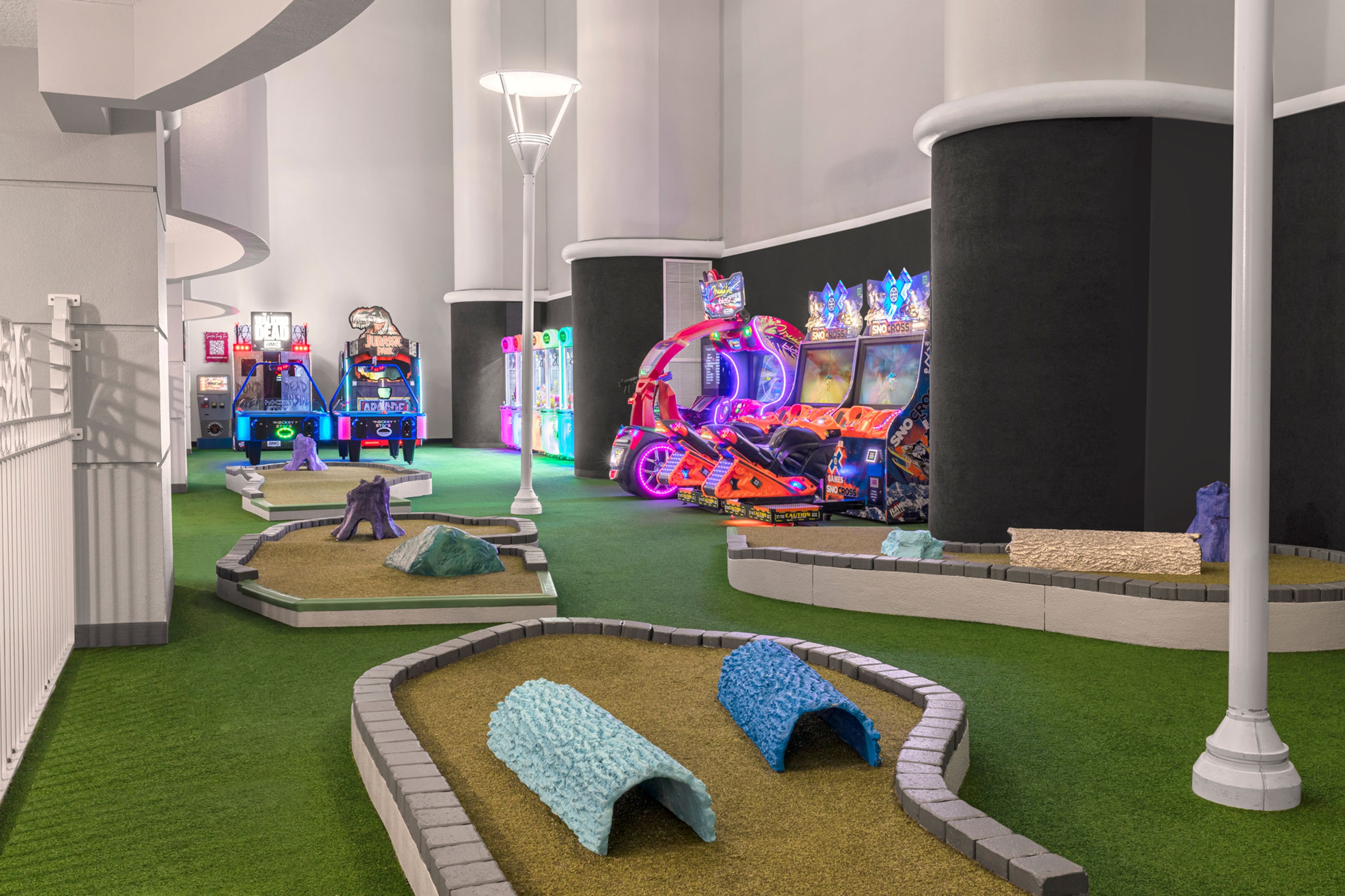 Game room at Ocean Walk Resort in Daytona Beach, Florida