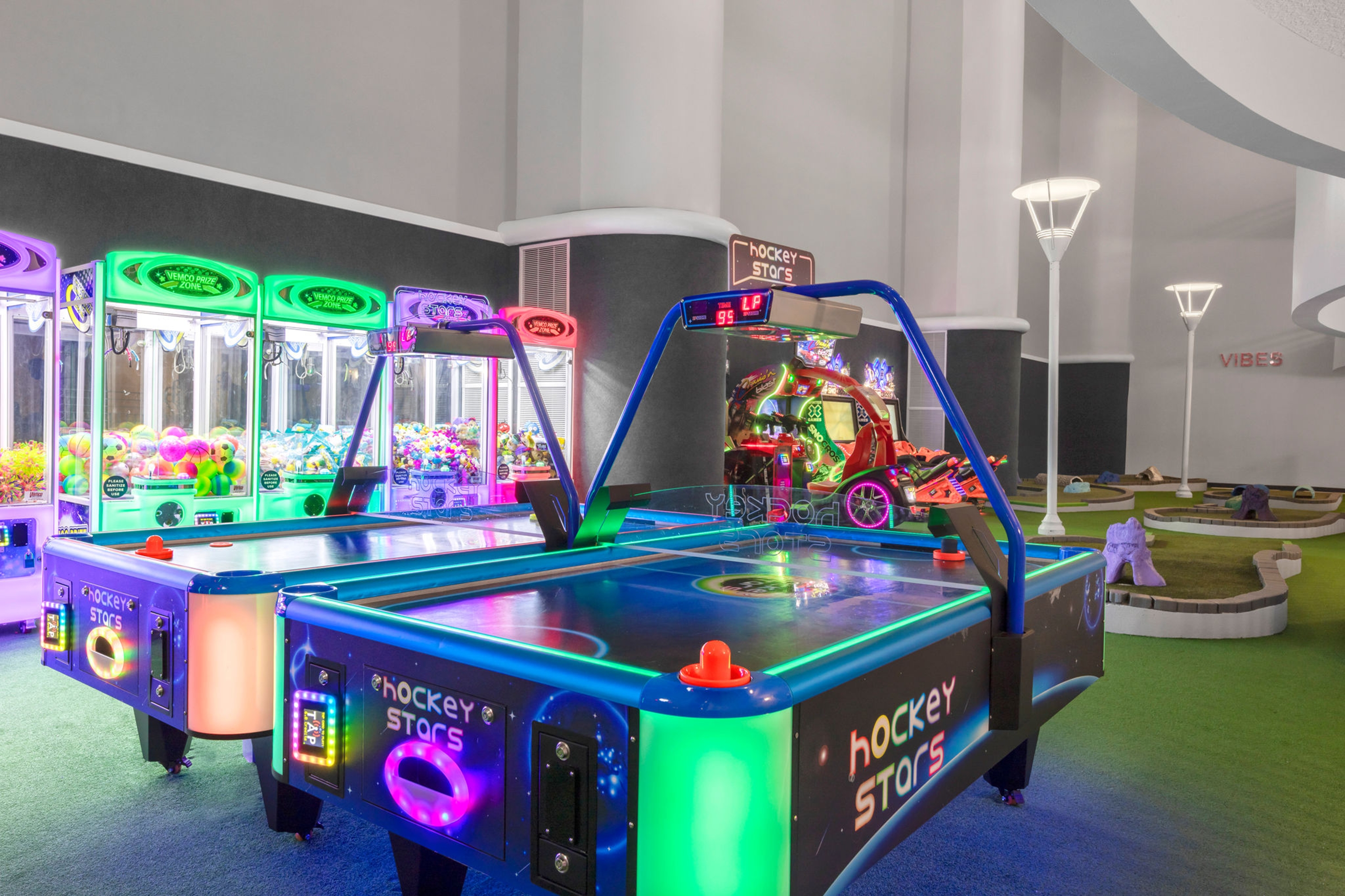 Game room at Ocean Walk Resort in Daytona Beach, Florida