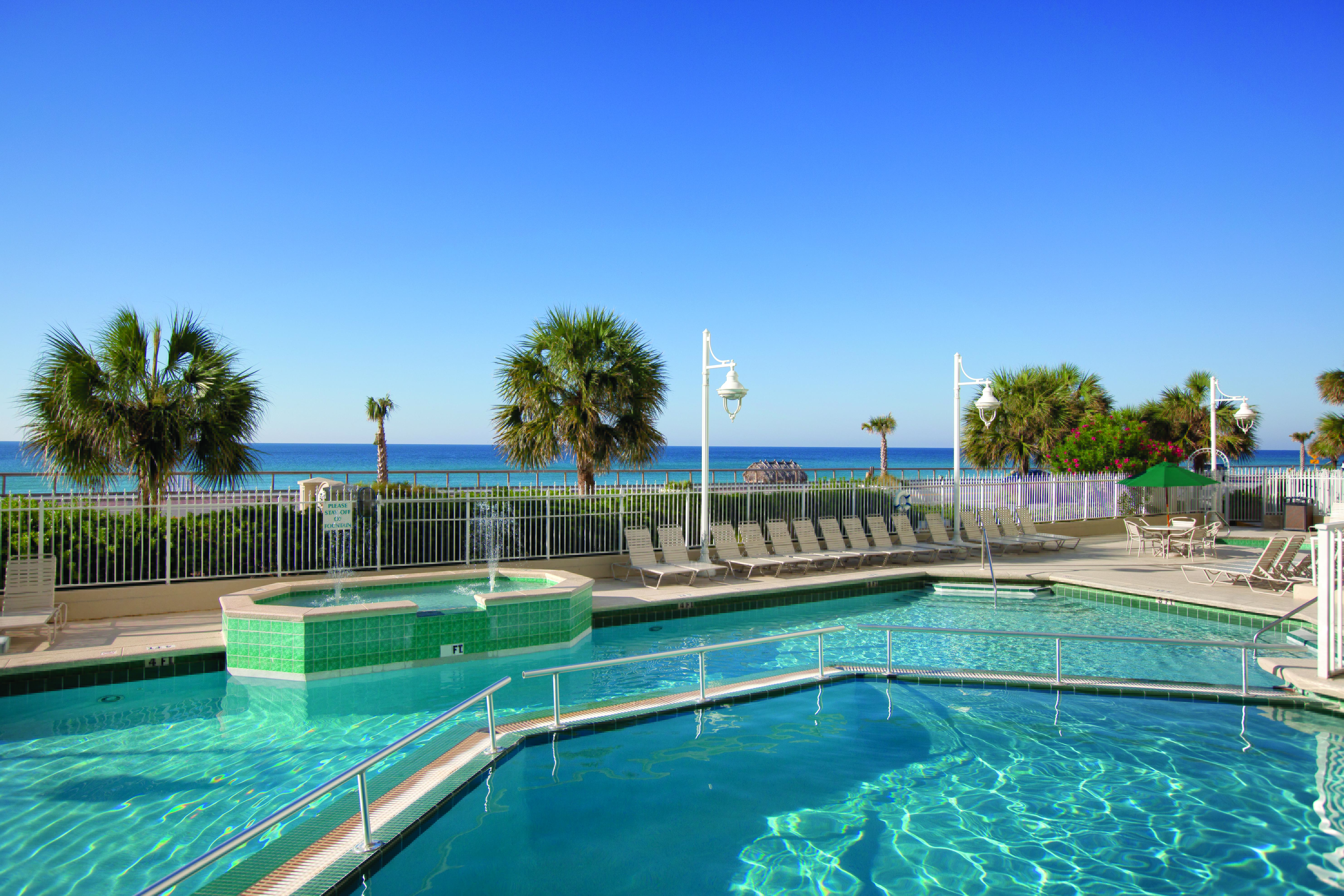 Pool at the Club Wyndham Majestic Sun in Destin, Florida
