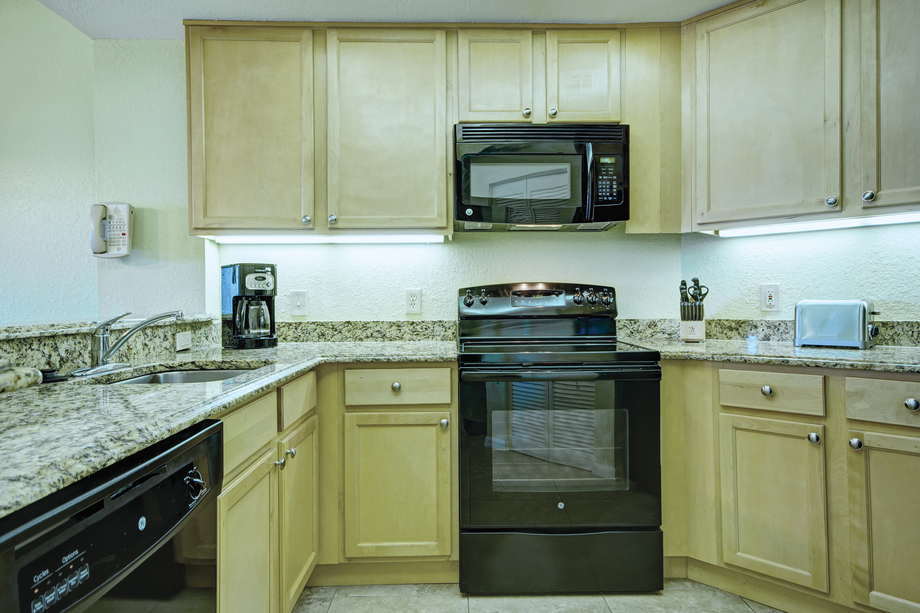 Guest room kitchen at Club Wyndham Star Island in Kissimmee, Florida