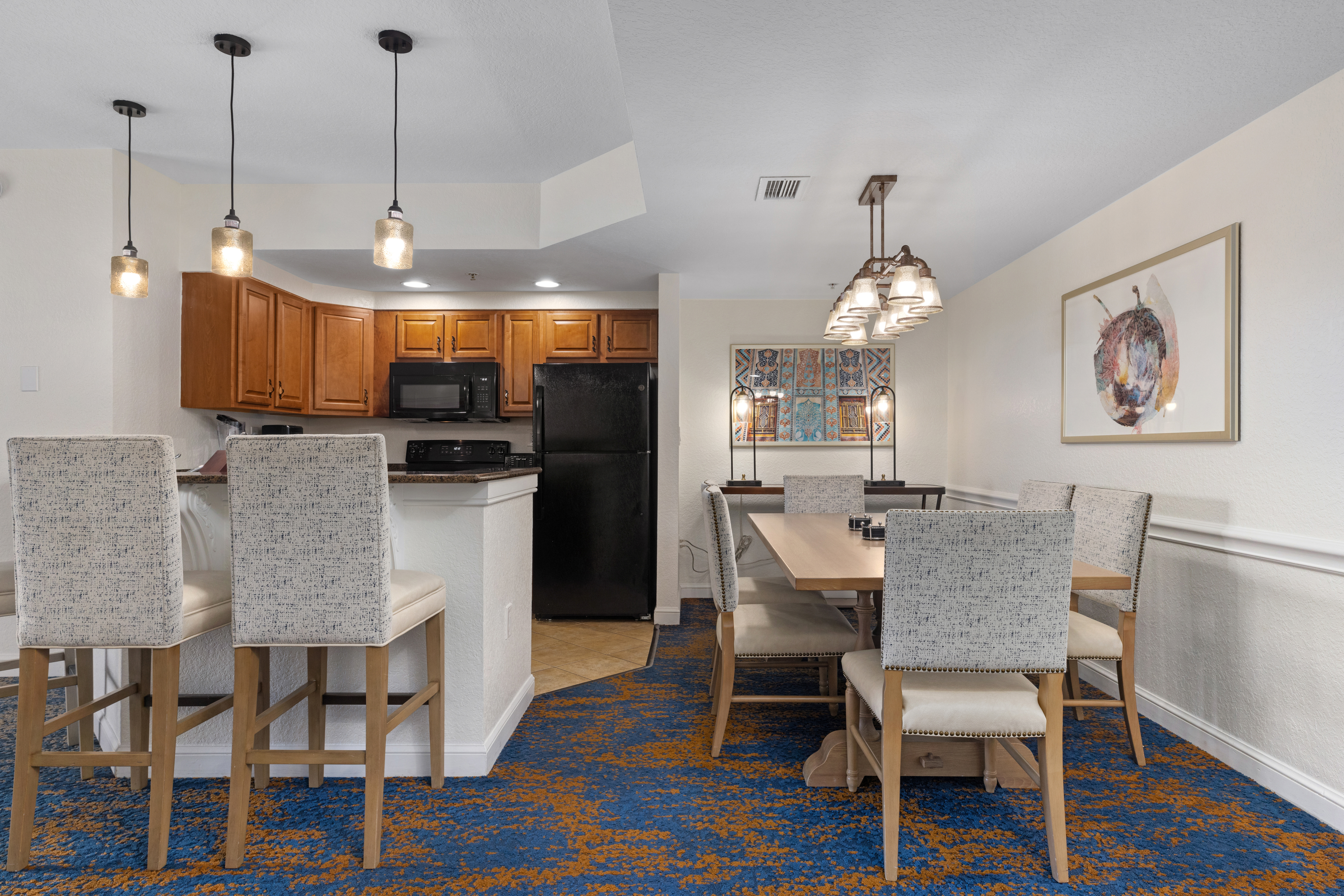 Guest room at the Club Wyndham Bonnet Creek Resort in Lake Buena Vista, Florida