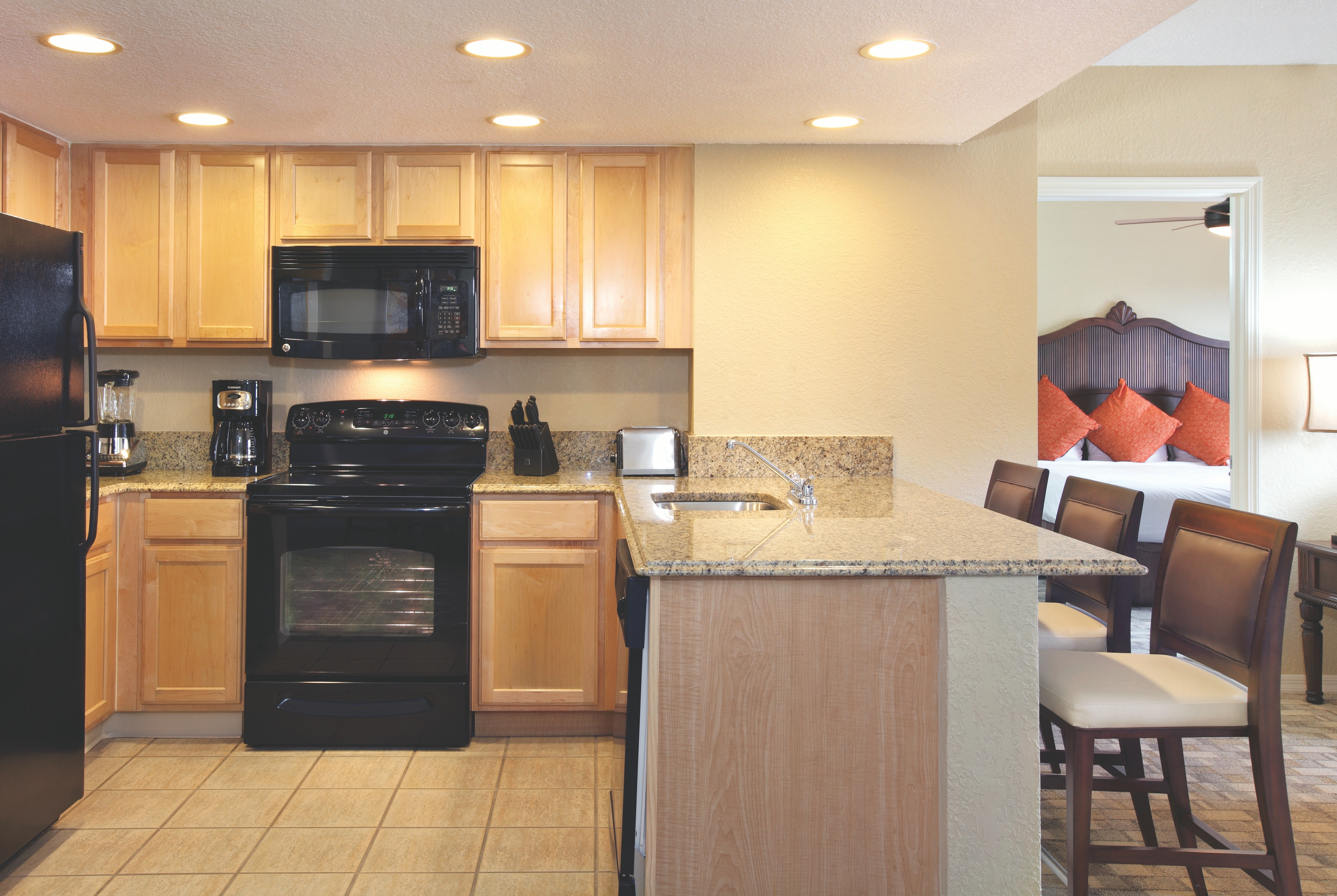 Club Wyndham Palm-Aire suite kitchen in North Pompano Beach, Florida